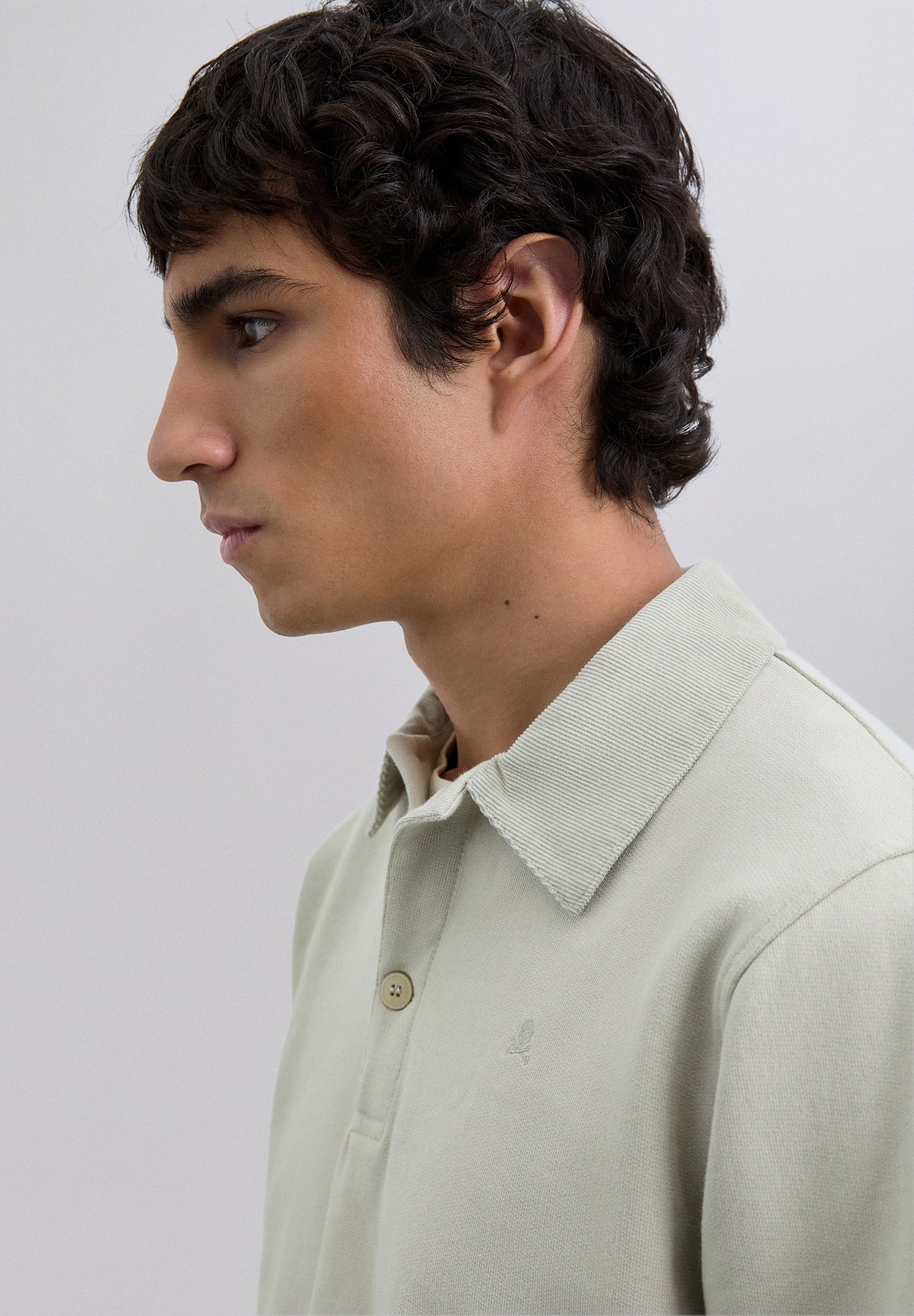 POLO BORDADO CUELLO PANA