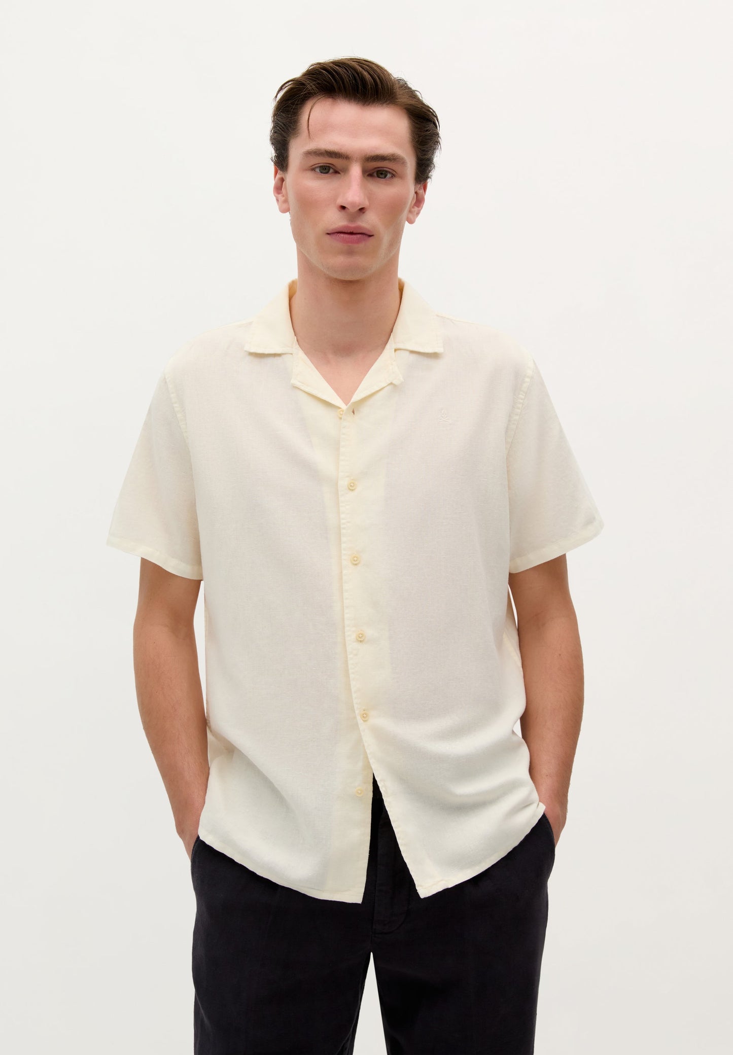 CAMISA MANGA CORTA LINO