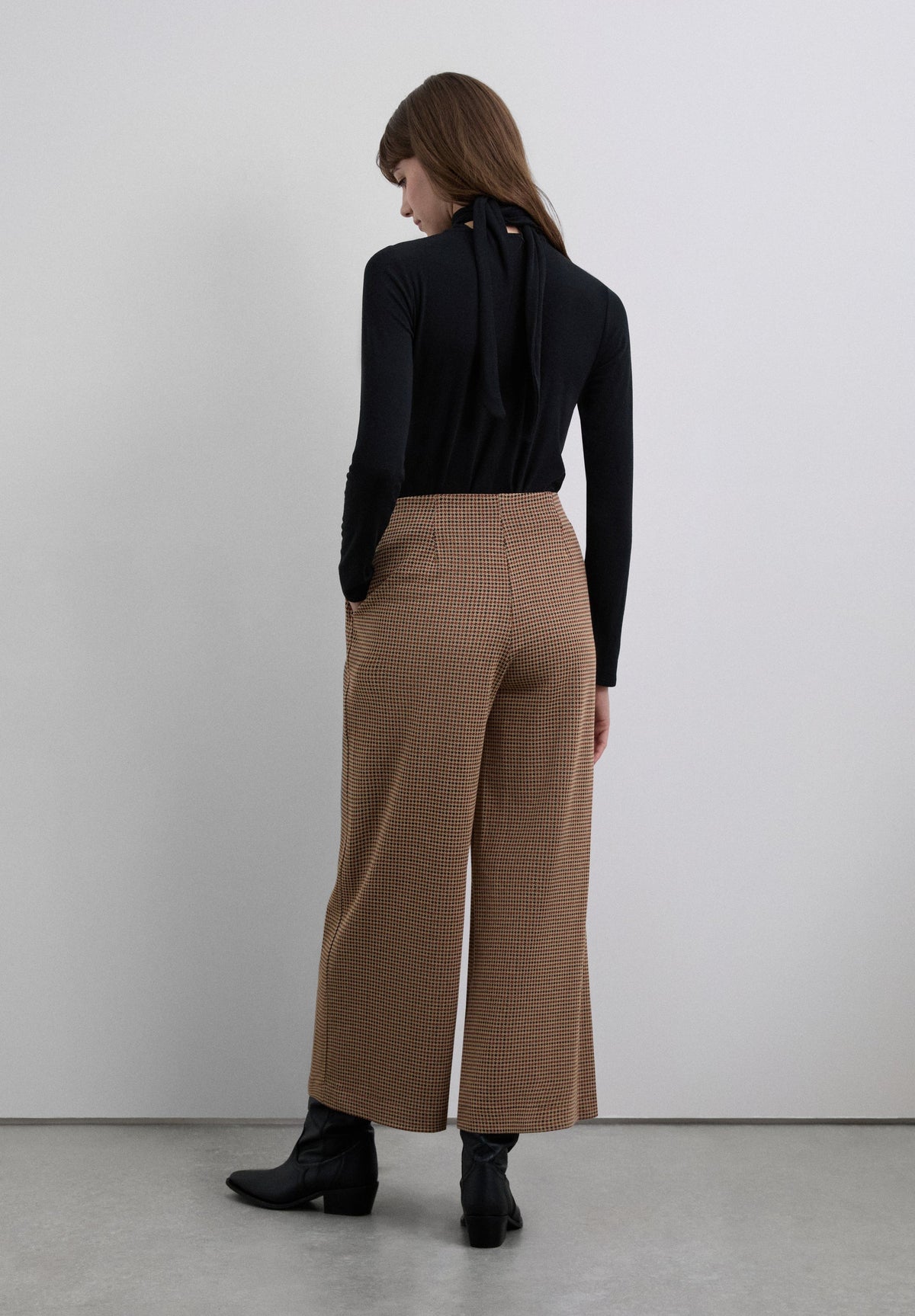 PANTALÓN CULOTTE PATA DE GALLO