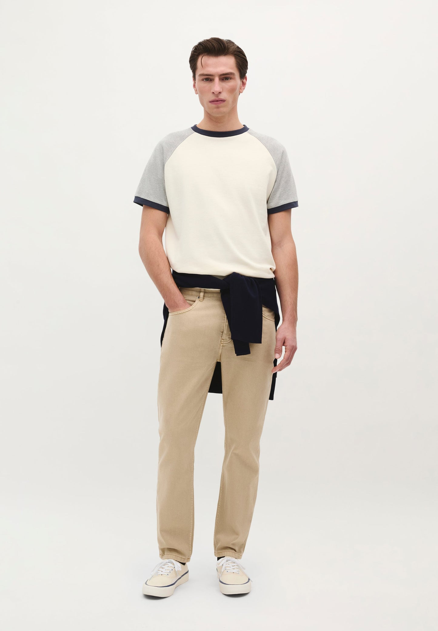 POLERA CONTRASTE RIB