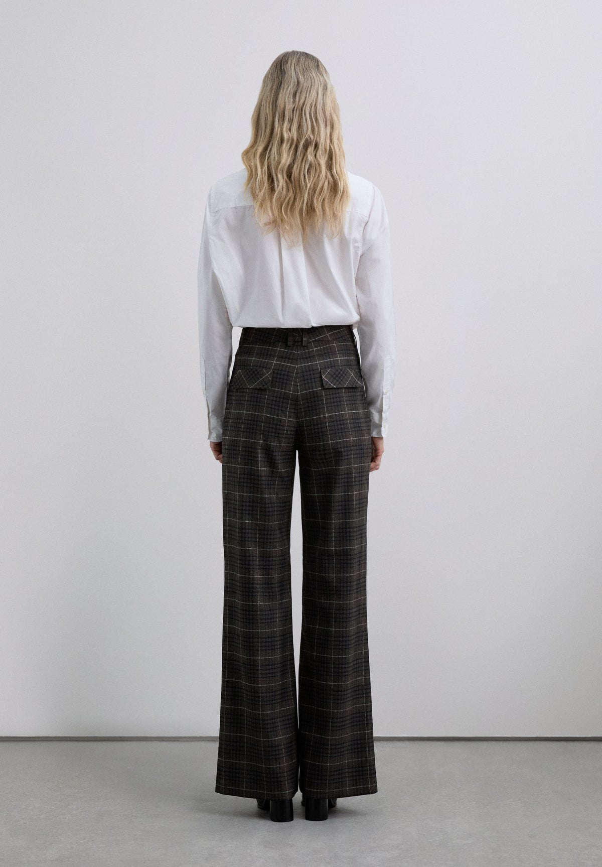 PANTALÓN RECTO CUADROS