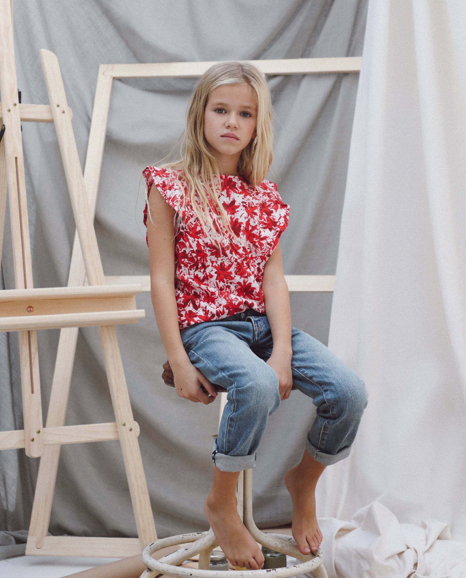 CAMISA FLORES VOLANTES