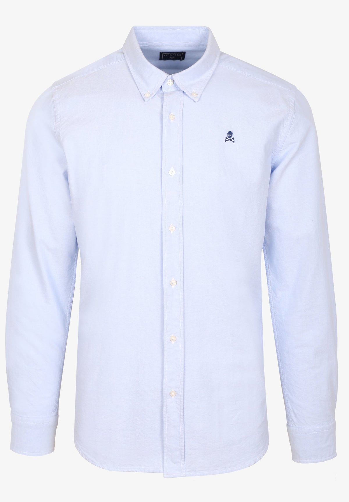 CAMISA OXFORD CALAVERA CONTRASTE