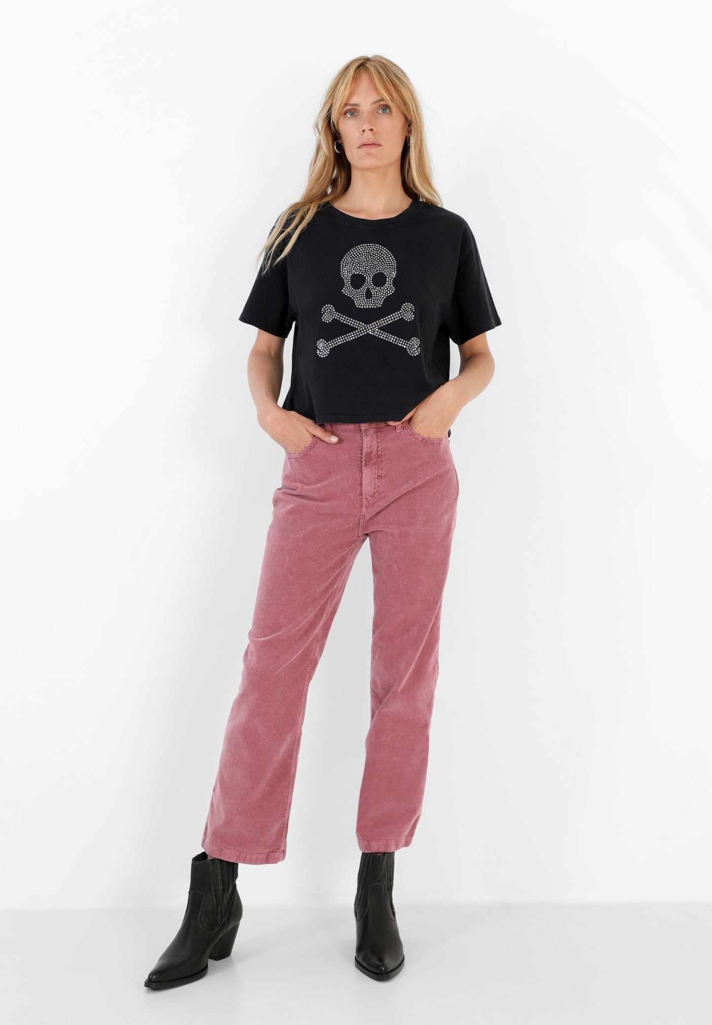 POLERA ALGODÓN CALAVERA TACHAS