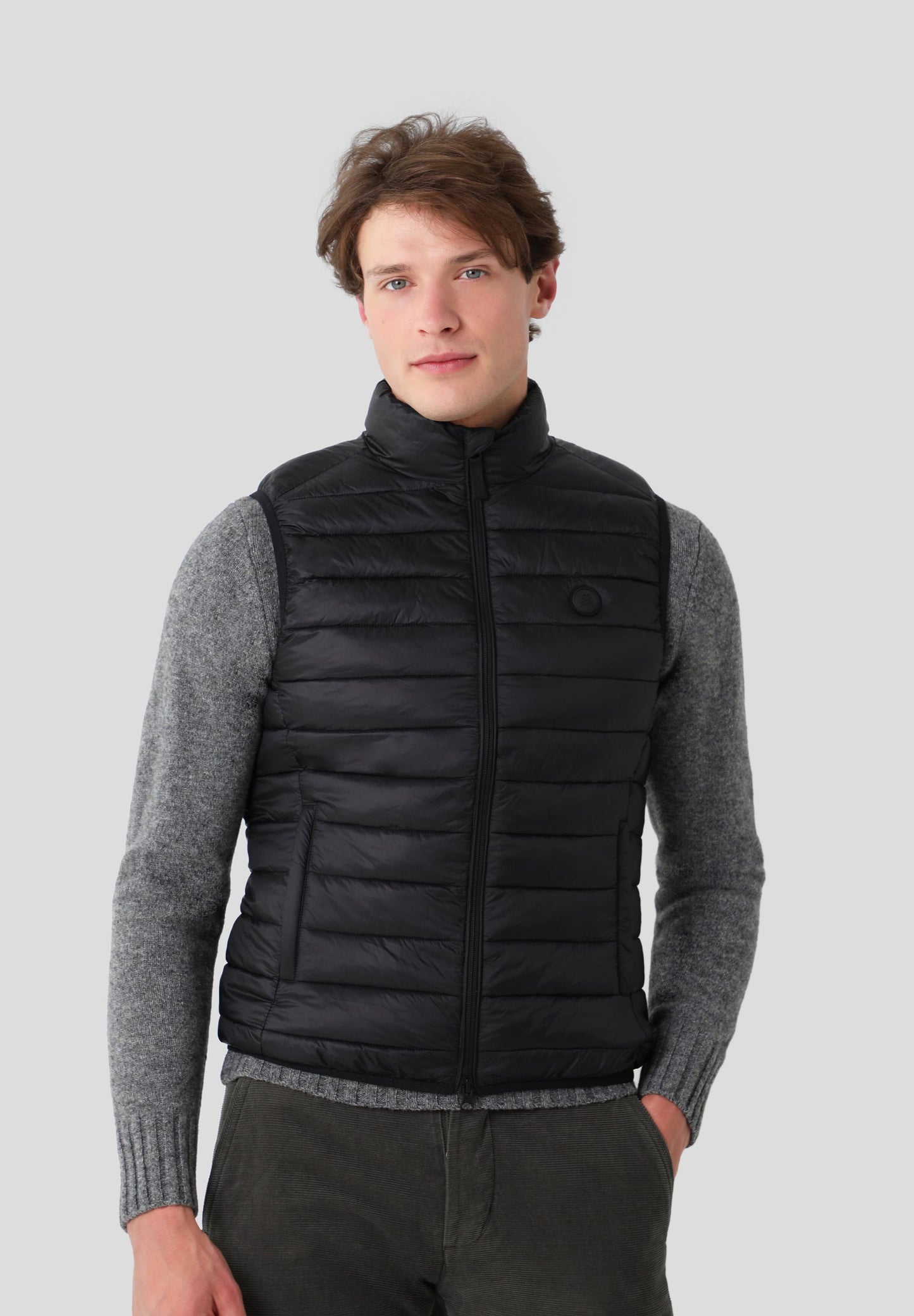 PARKA SIN MANGAS PLUMÍFERO LOGO CALAVERA