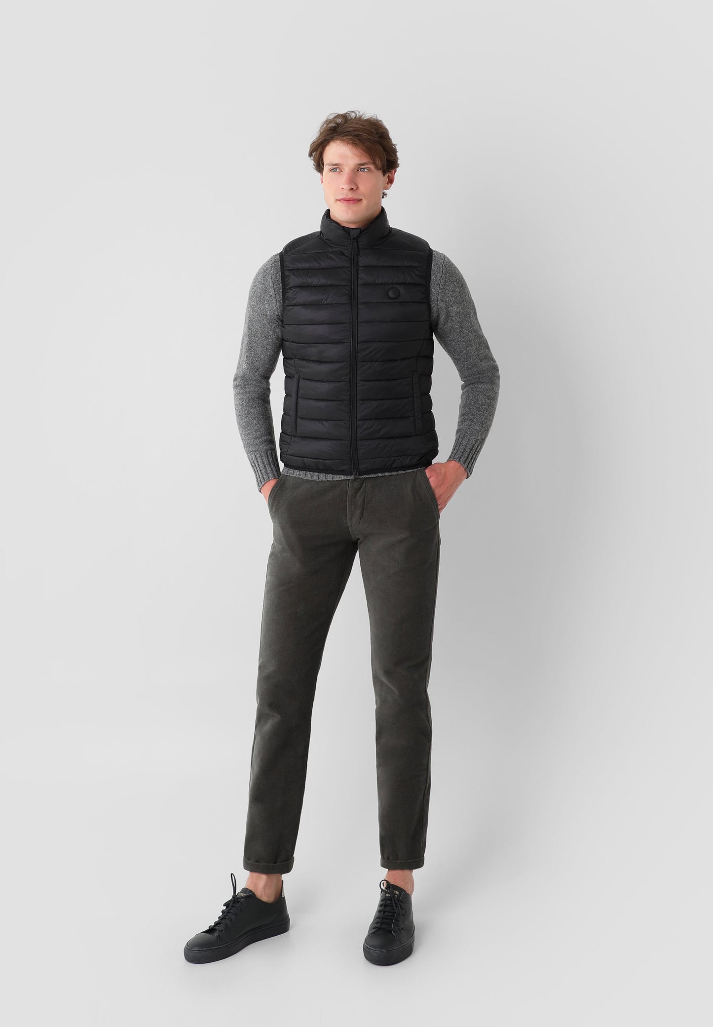 PARKA SIN MANGAS PLUMÍFERO LOGO CALAVERA