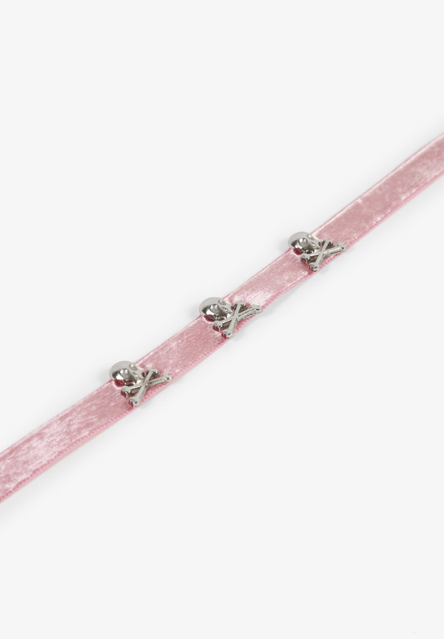 PULSERA TERCIOPELO CALAVERAS