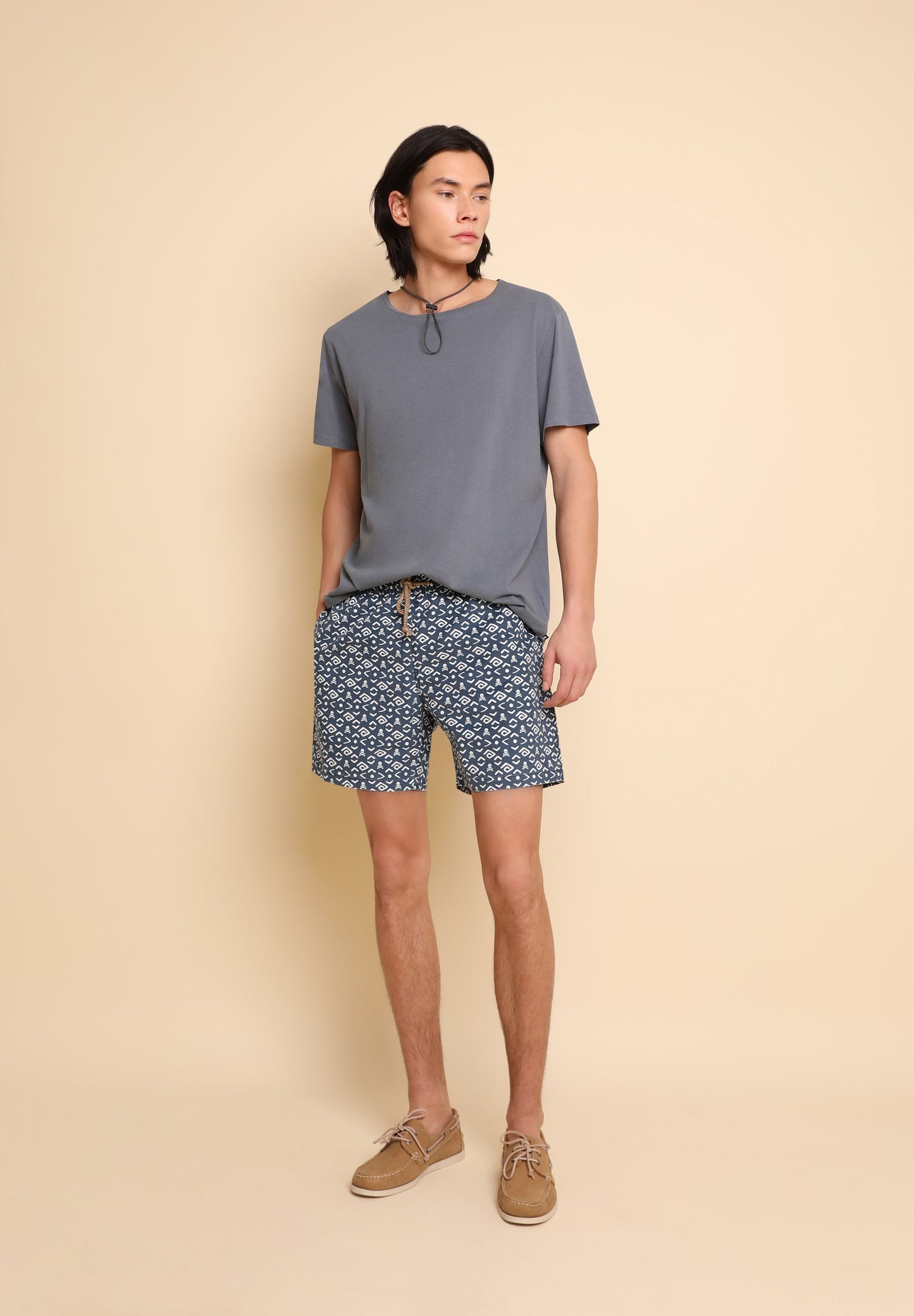 TRAJE DE BAÑO PRINT INDIGO CALAVERA