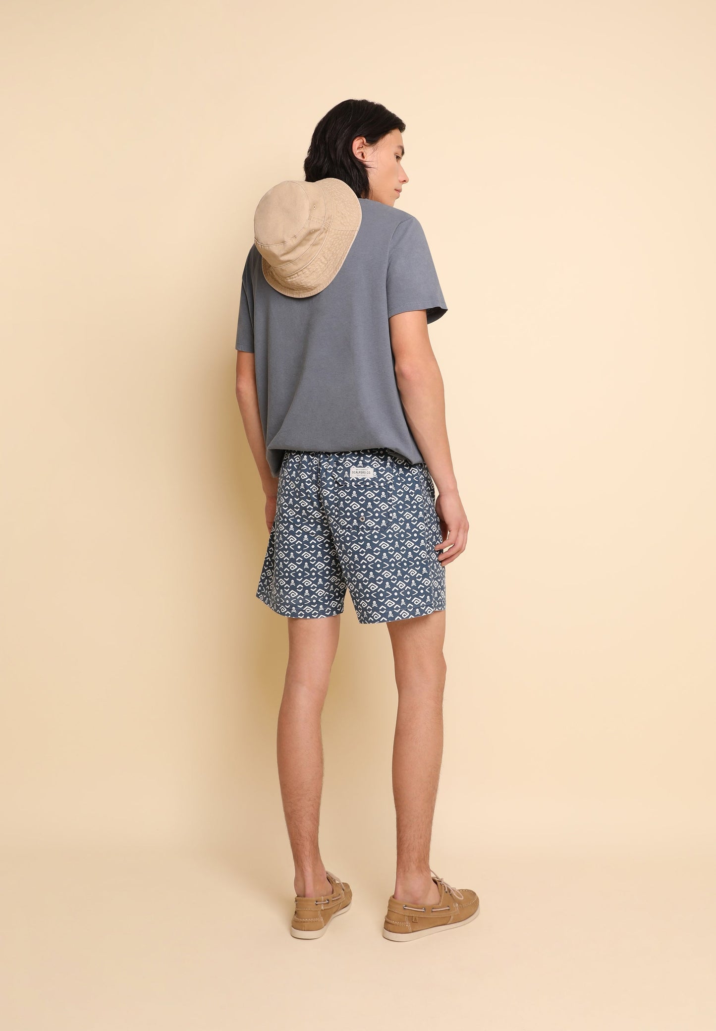 TRAJE DE BAÑO PRINT INDIGO CALAVERA