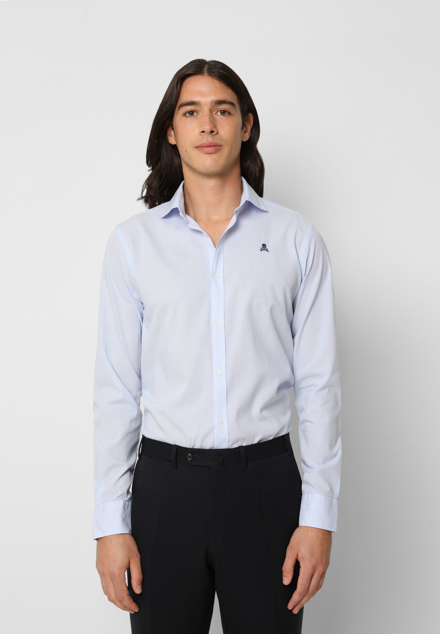 CAMISA VESTIR SLIM FIT CALAVERA