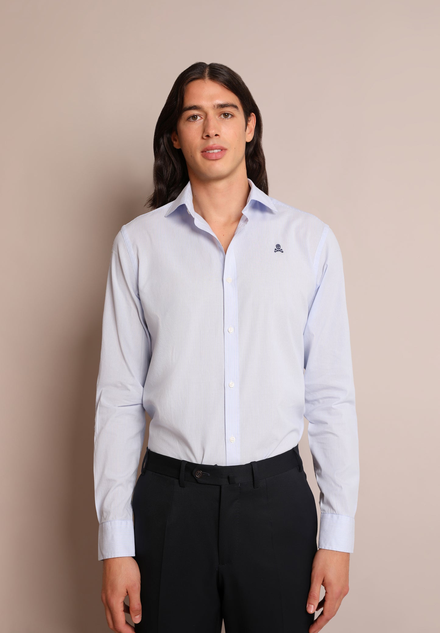 CAMISA VESTIR SLIM FIT CALAVERA