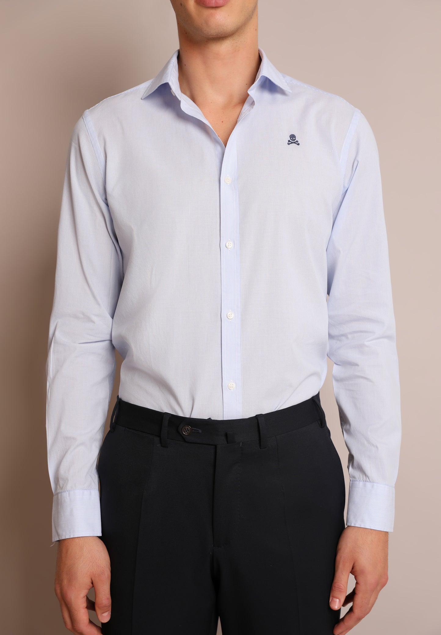 CAMISA VESTIR SLIM FIT CALAVERA