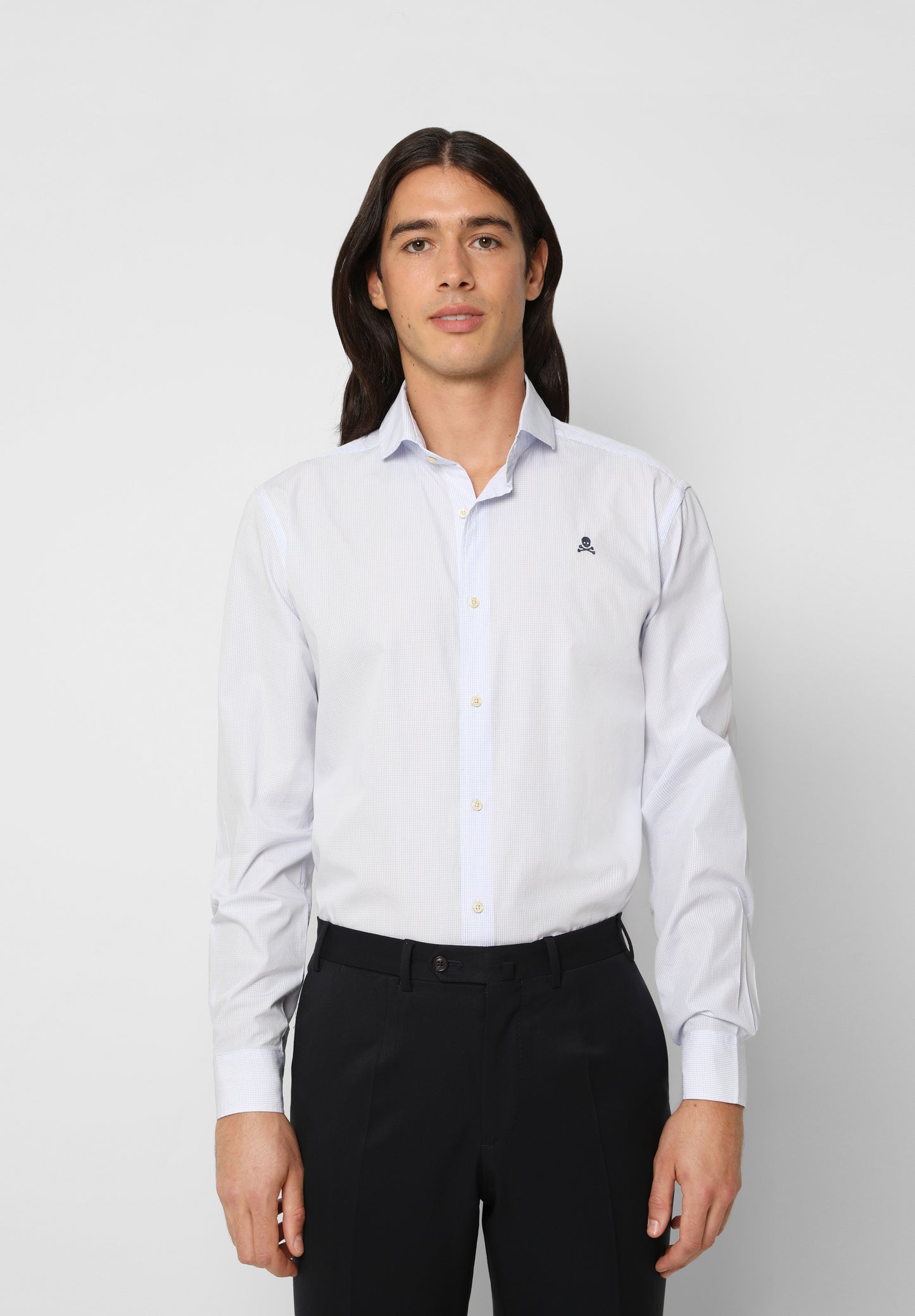 CAMISA CALAVERA CONTRASTE