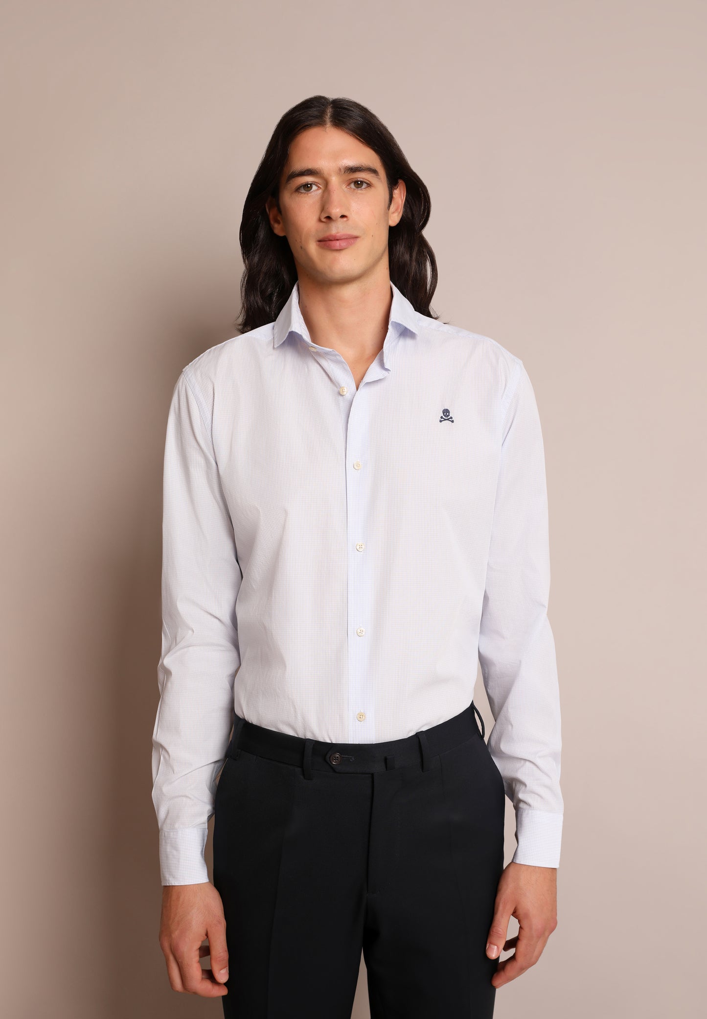 CAMISA CALAVERA CONTRASTE