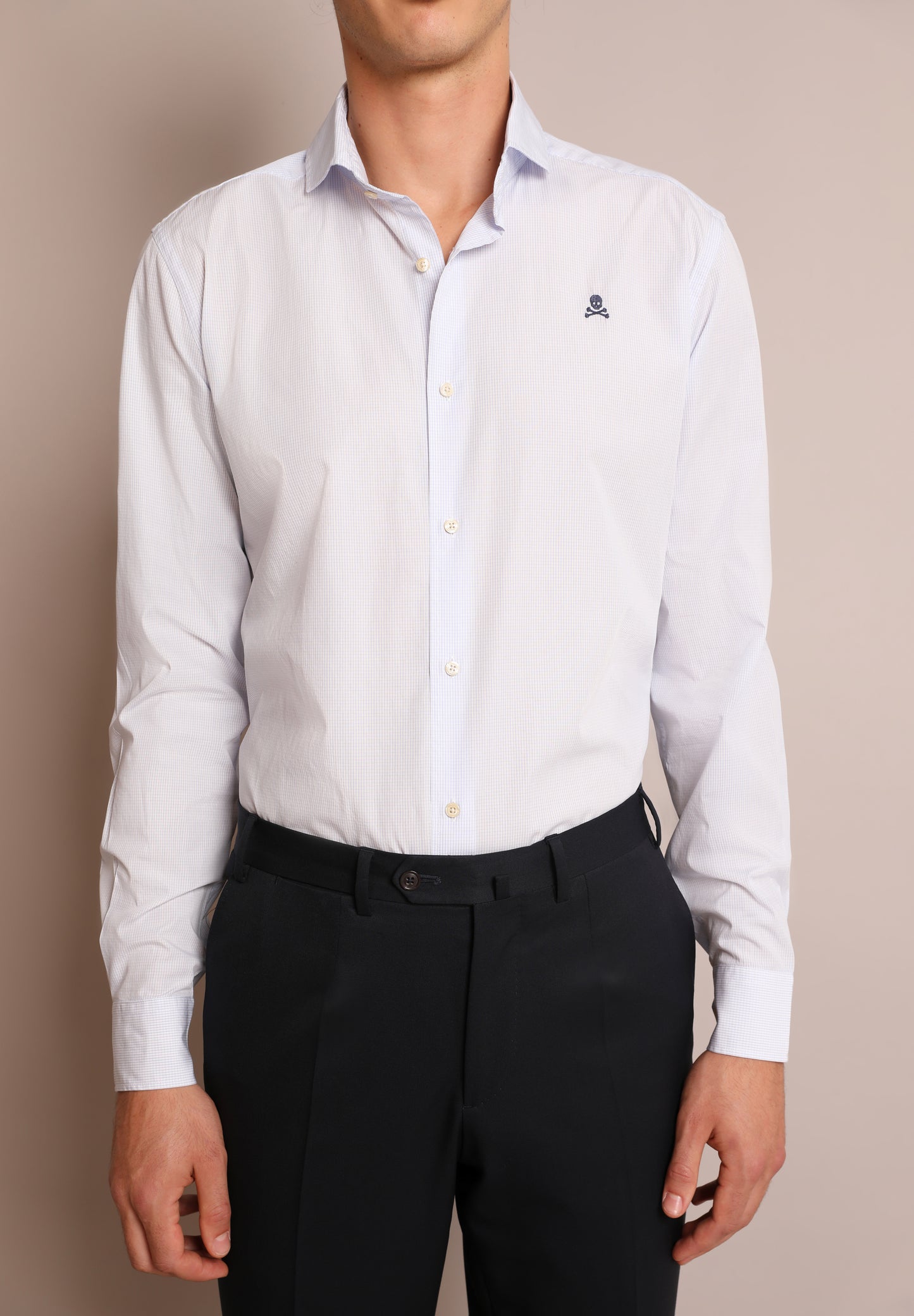 CAMISA CALAVERA CONTRASTE