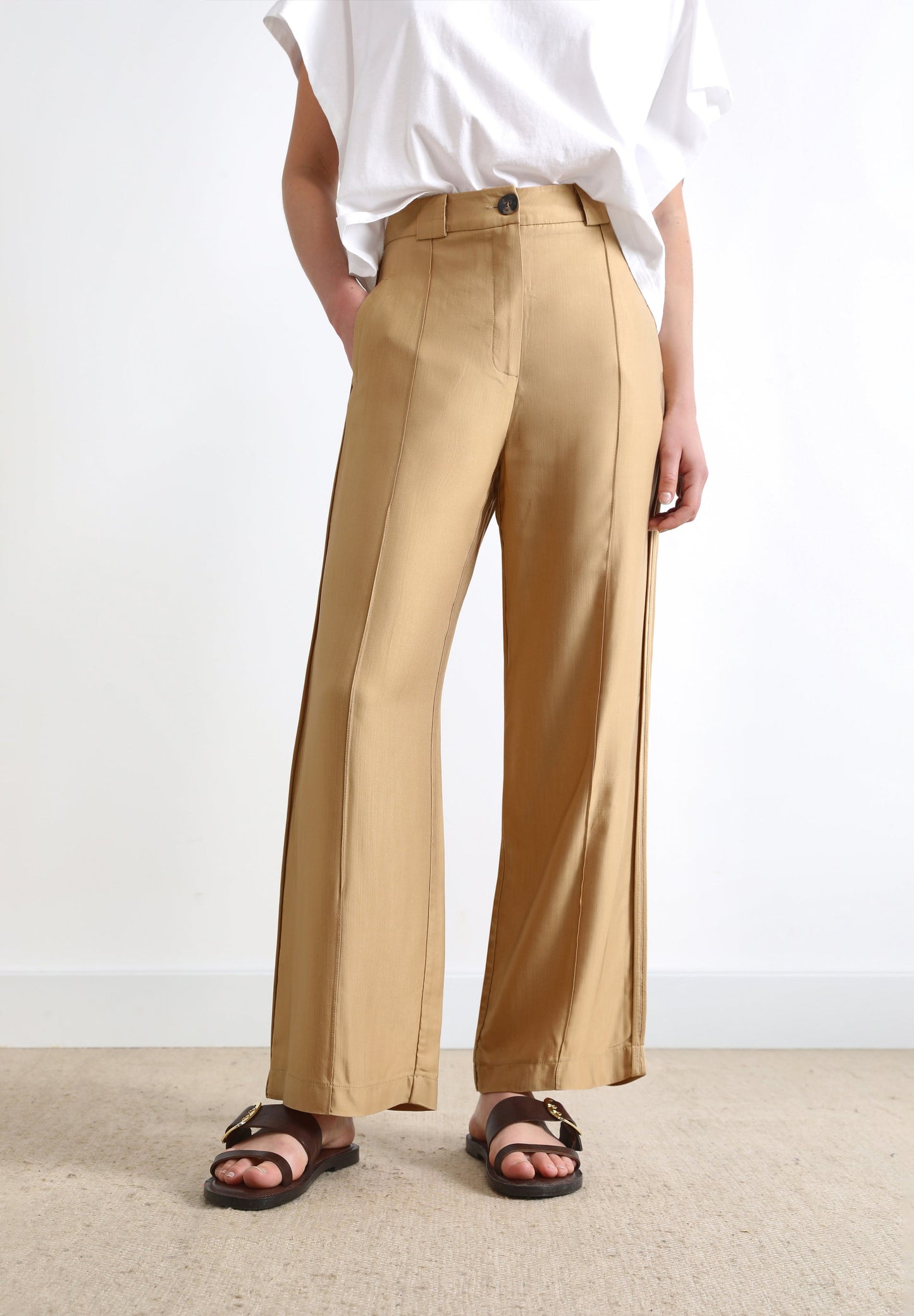 PANTALÓN SATINADO CULOTTE