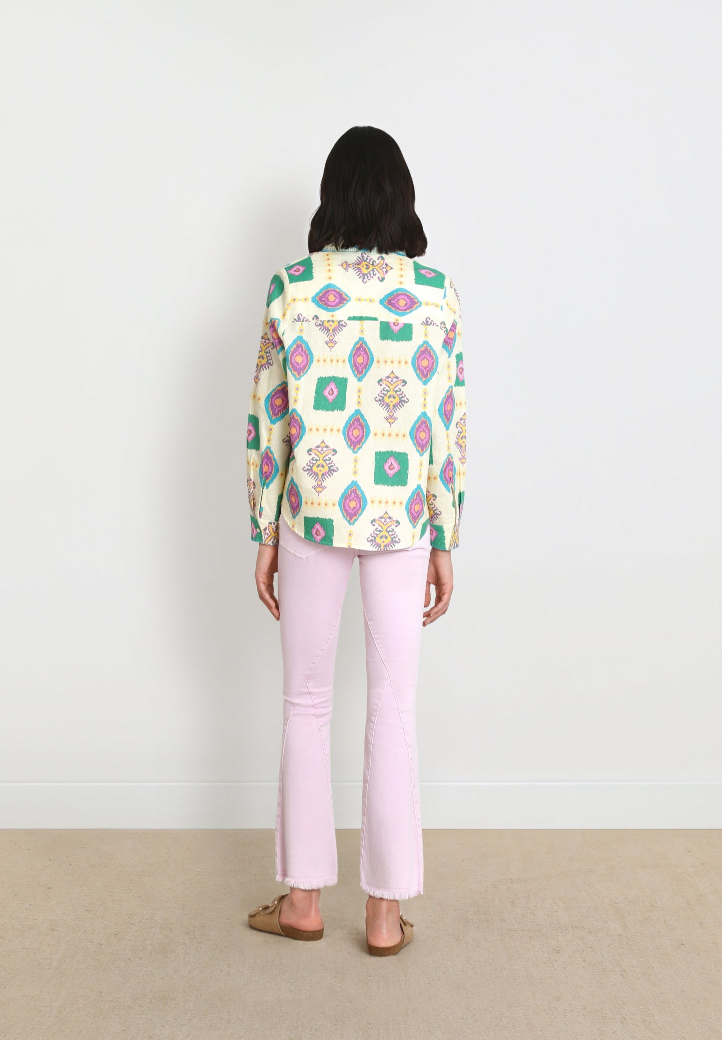 JEANS ANKLE FLARE LAVADOS