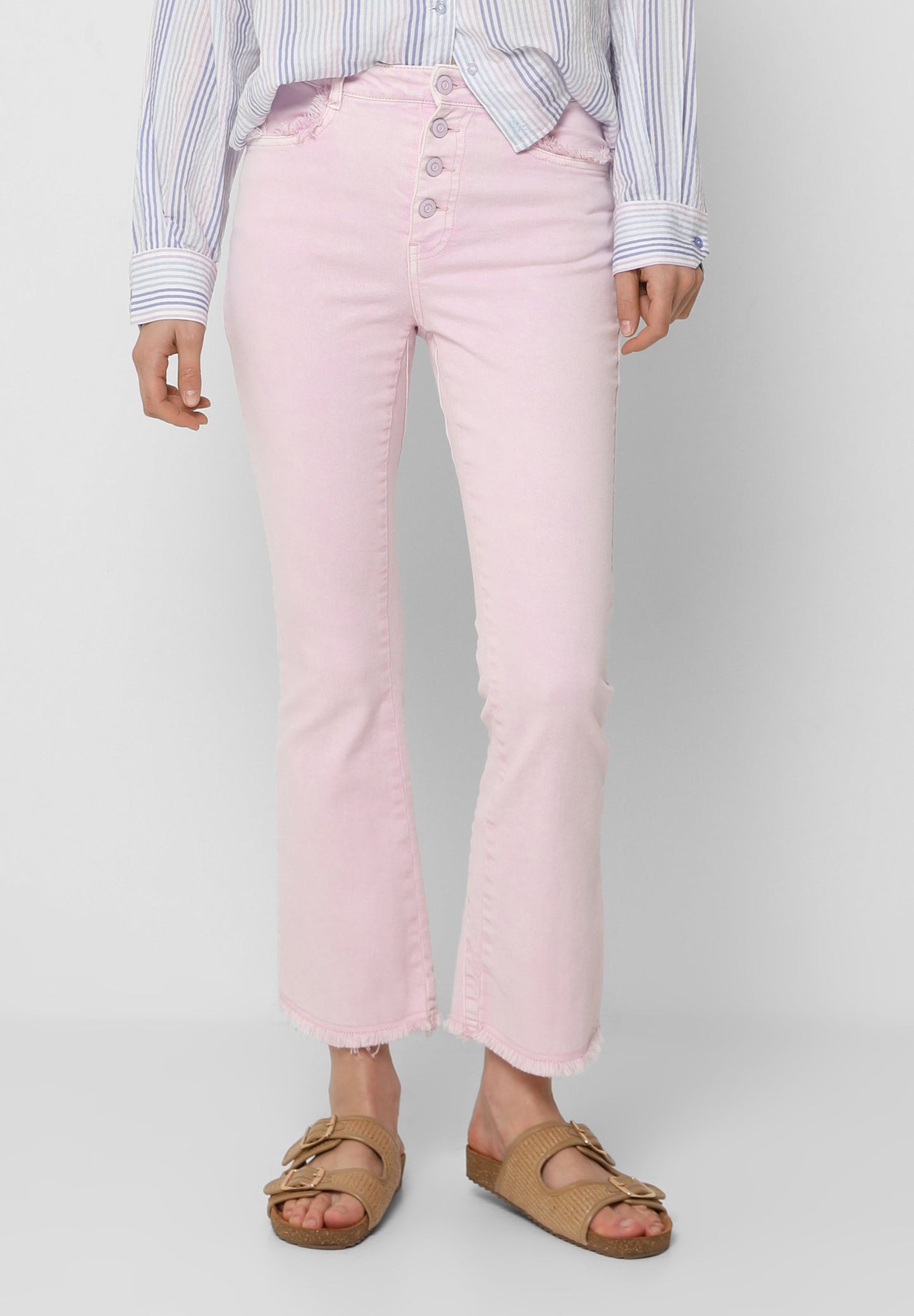 JEANS ANKLE FLARE LAVADOS