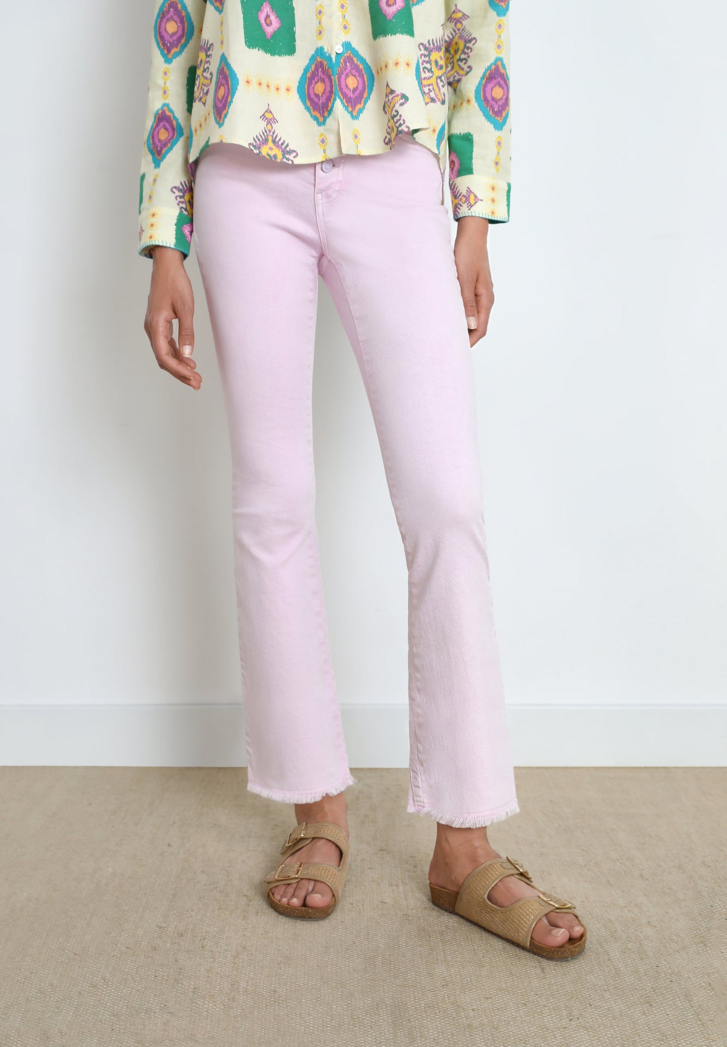 JEANS ANKLE FLARE LAVADOS