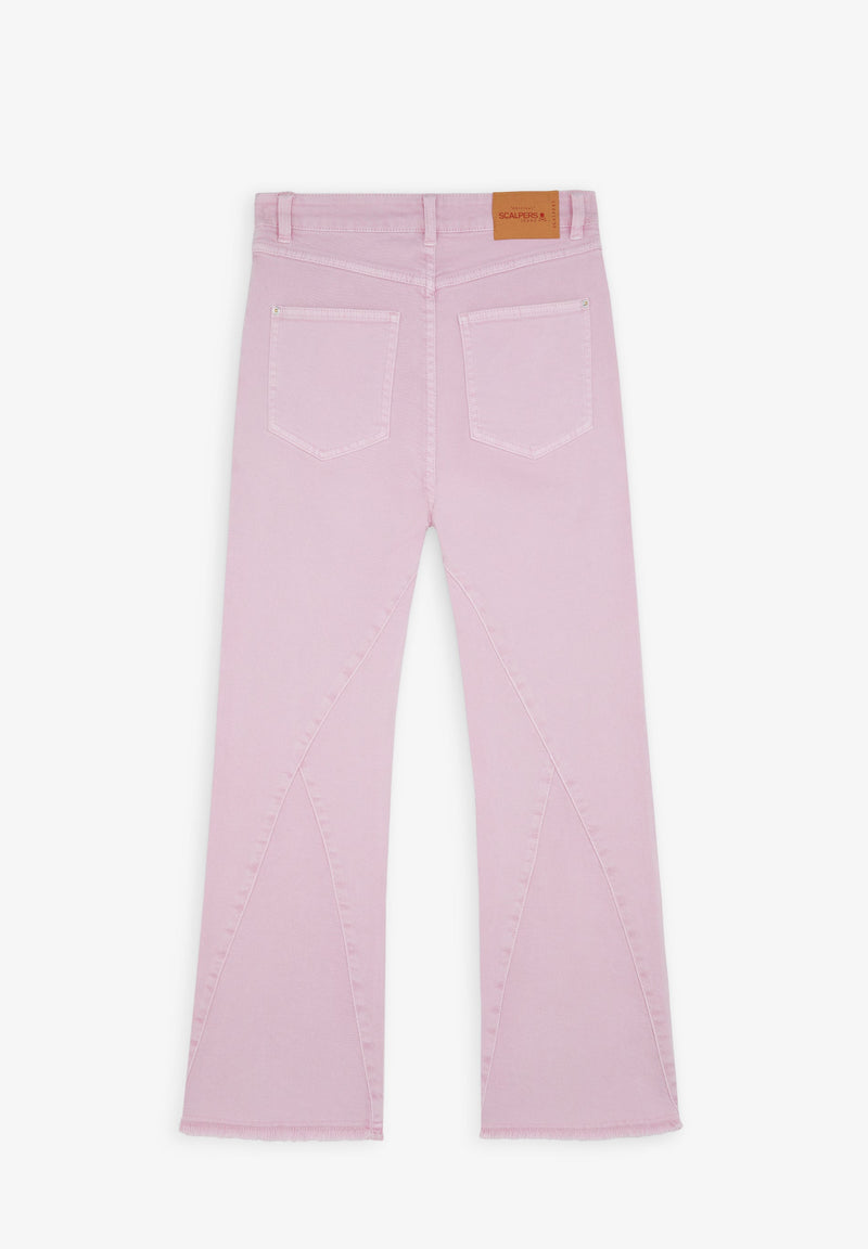 JEANS ANKLE FLARE LAVADOS