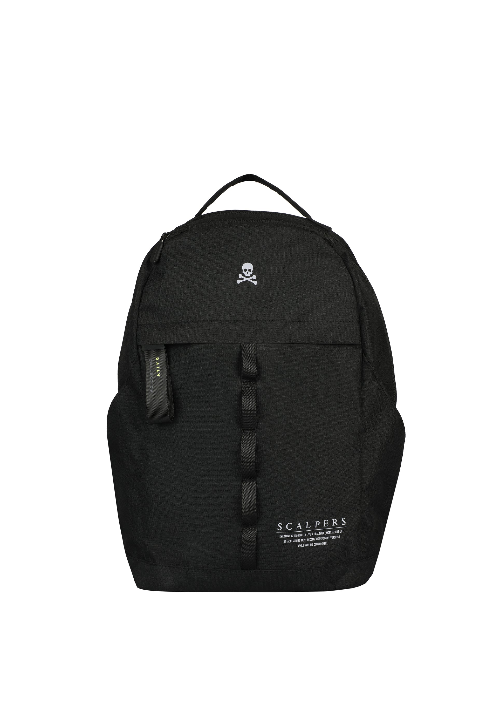 MOCHILA CALAVERA DETALLE FRONTAL