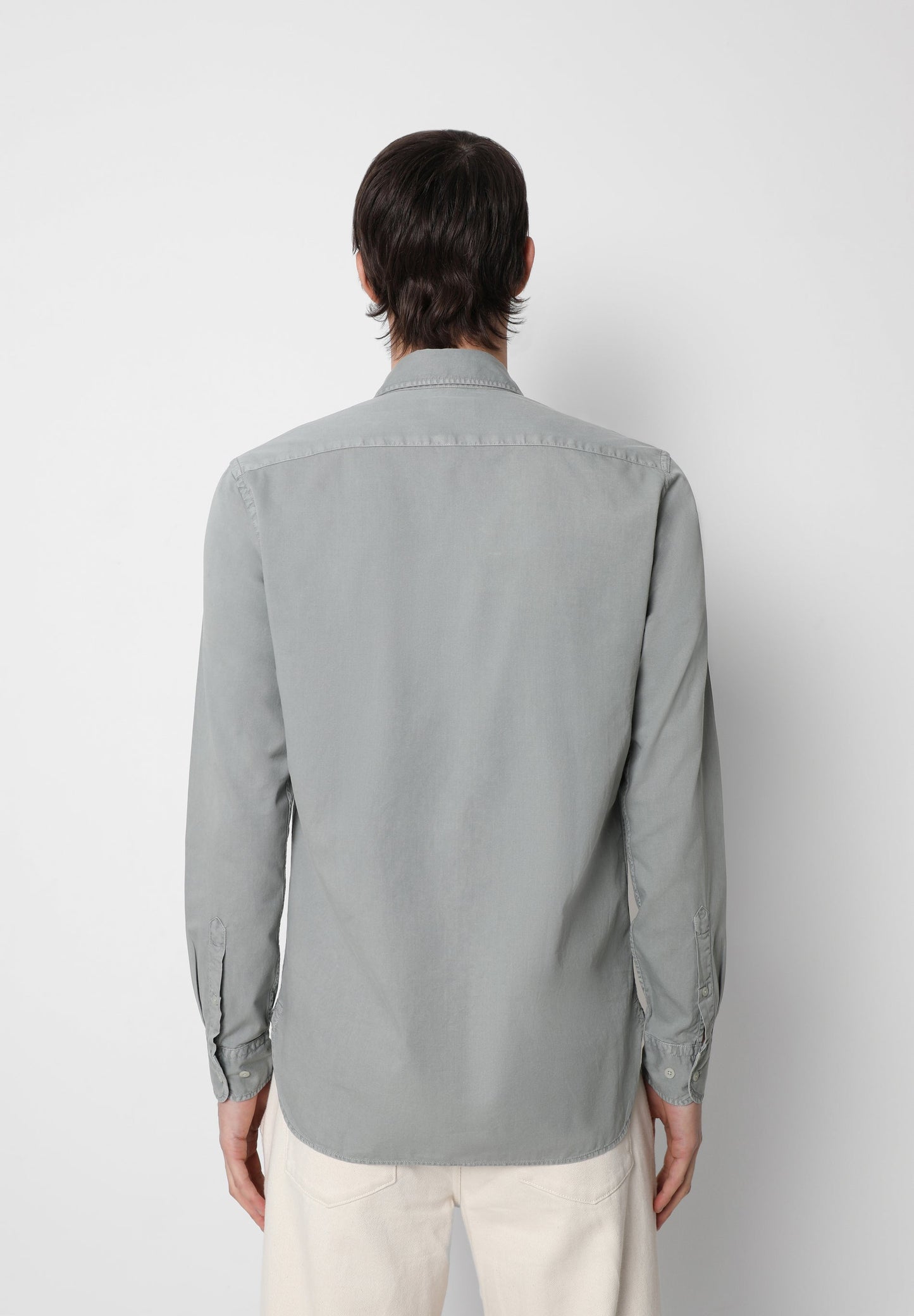 CAMISA CALAVERA BORDADA TONO