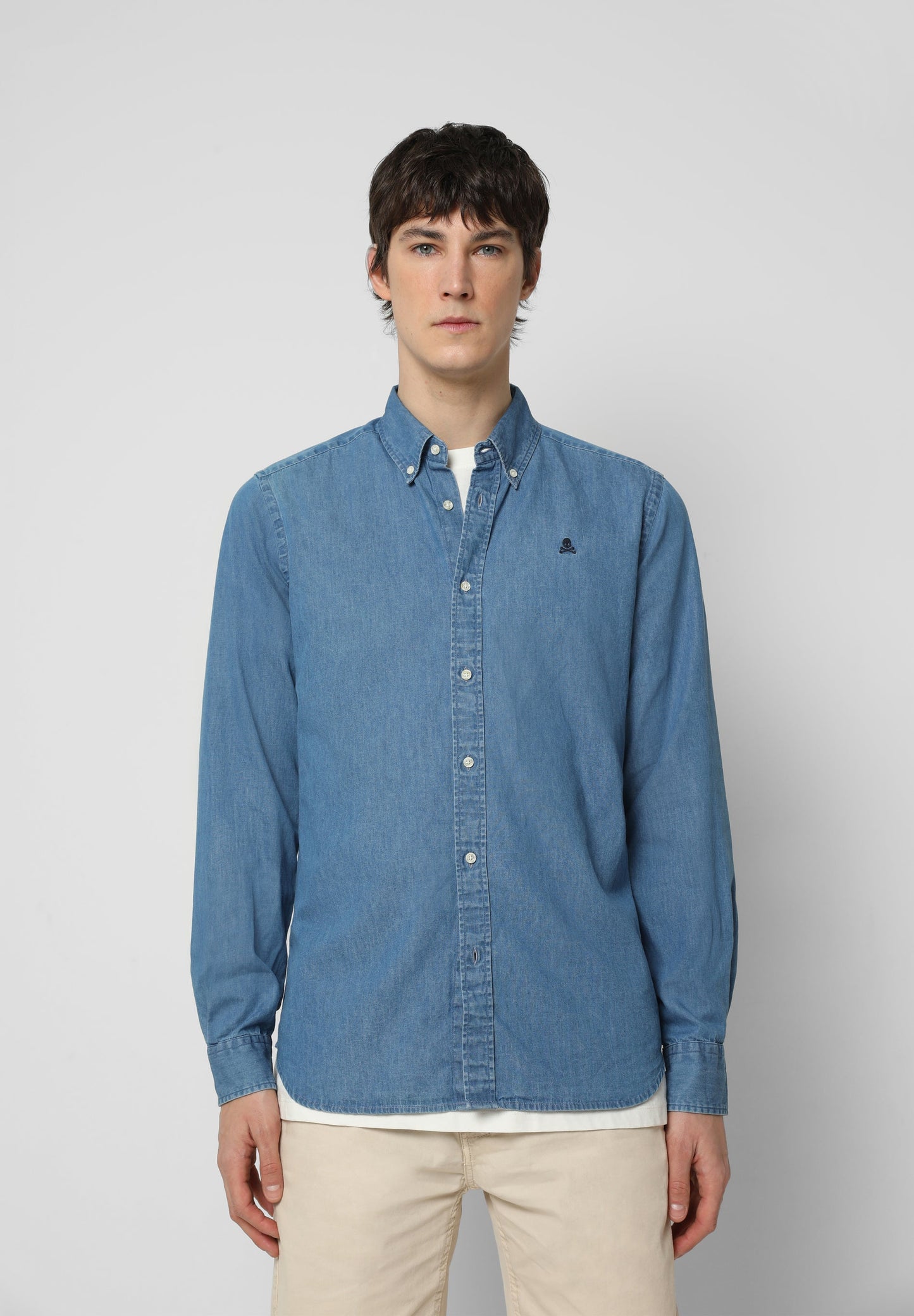 CAMISA DENIM BOTONES