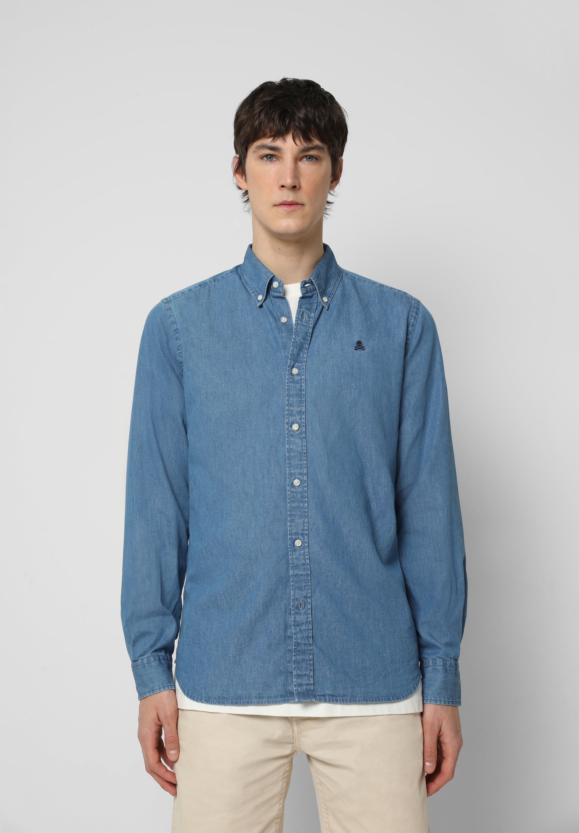 CAMISA DENIM BOTONES