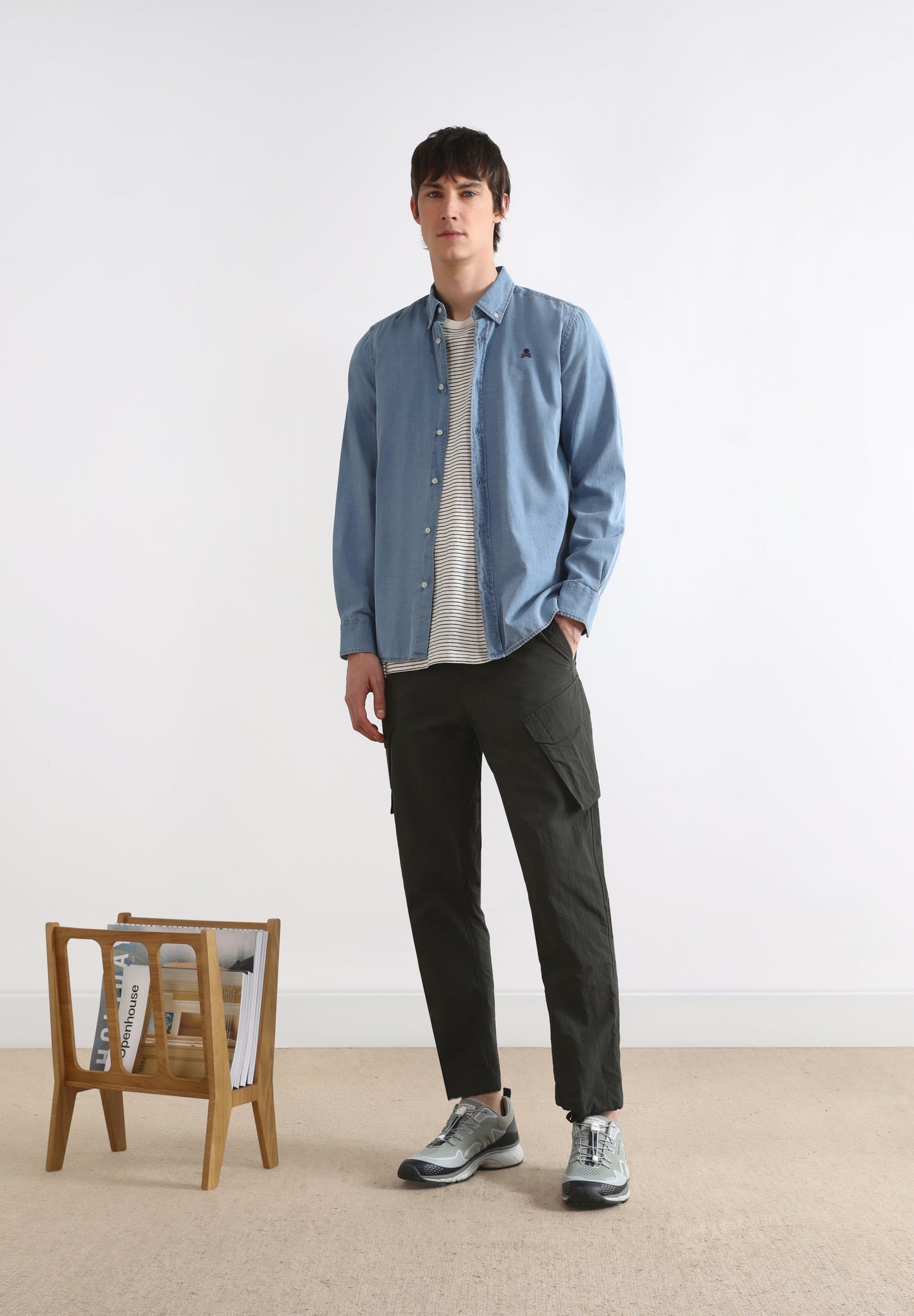 CAMISA DENIM BOTONES