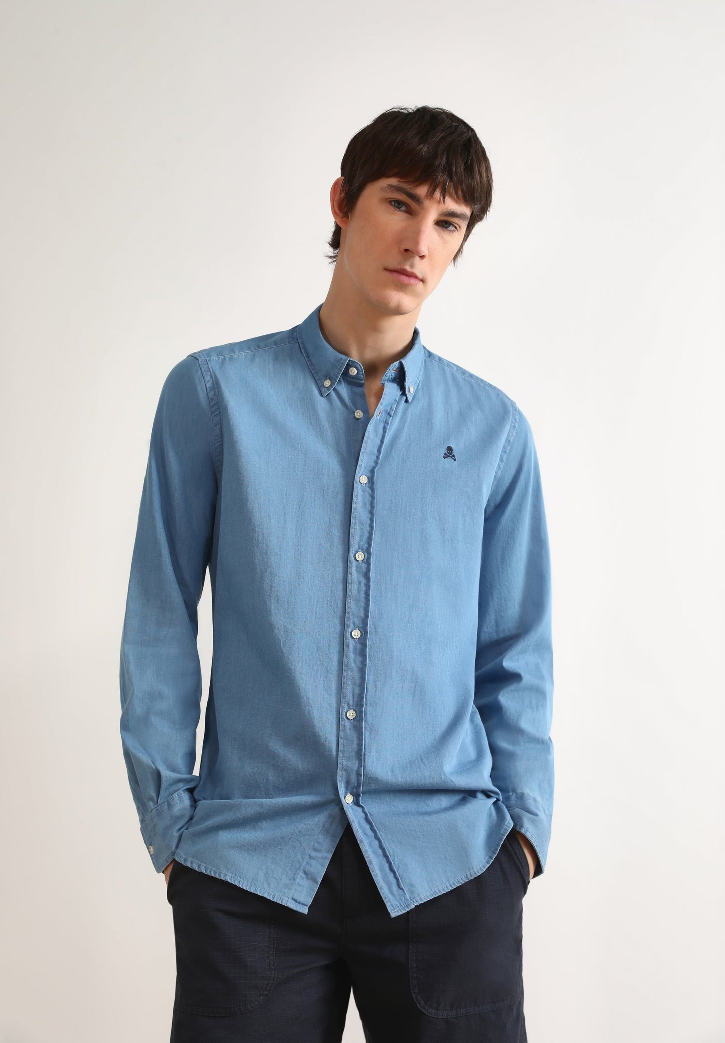 CAMISA DENIM BOTONES