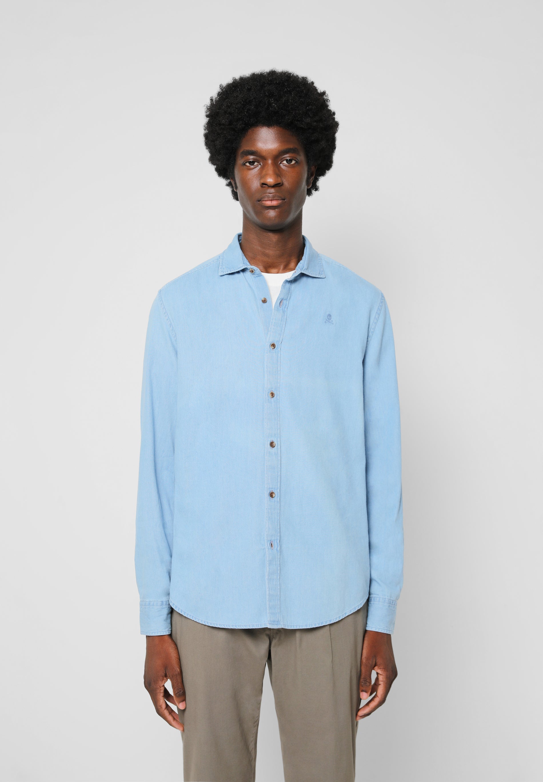 CAMISA DENIM BOTONES