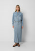 FALDA DENIM MIDI