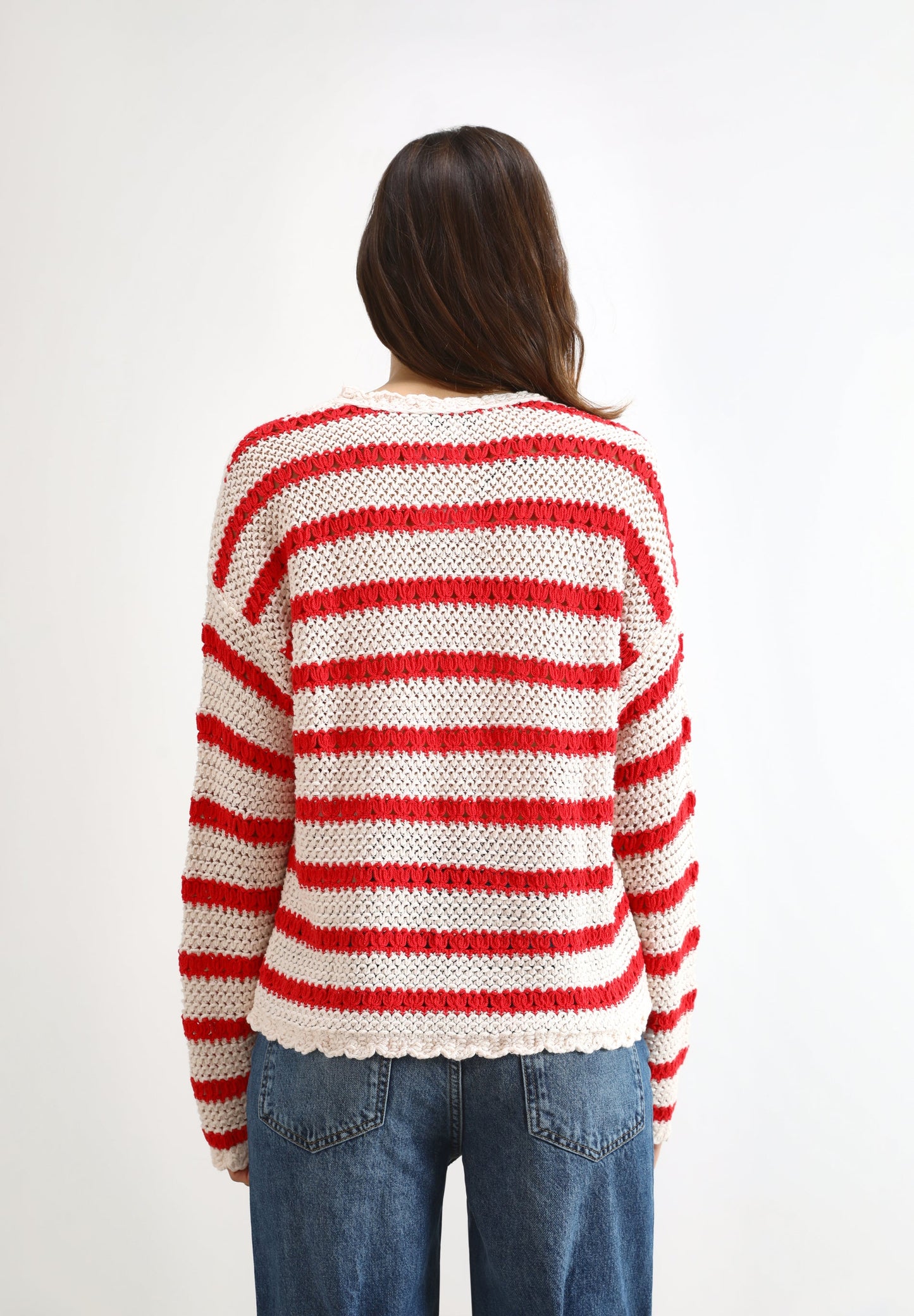 SWEATER CROCHET RAYAS