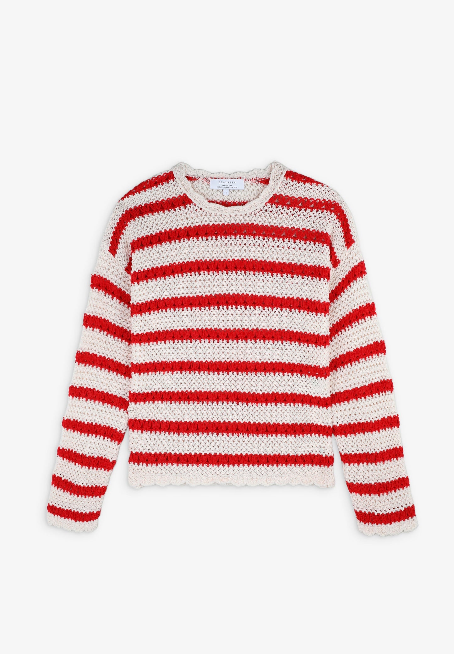 SWEATER CROCHET RAYAS