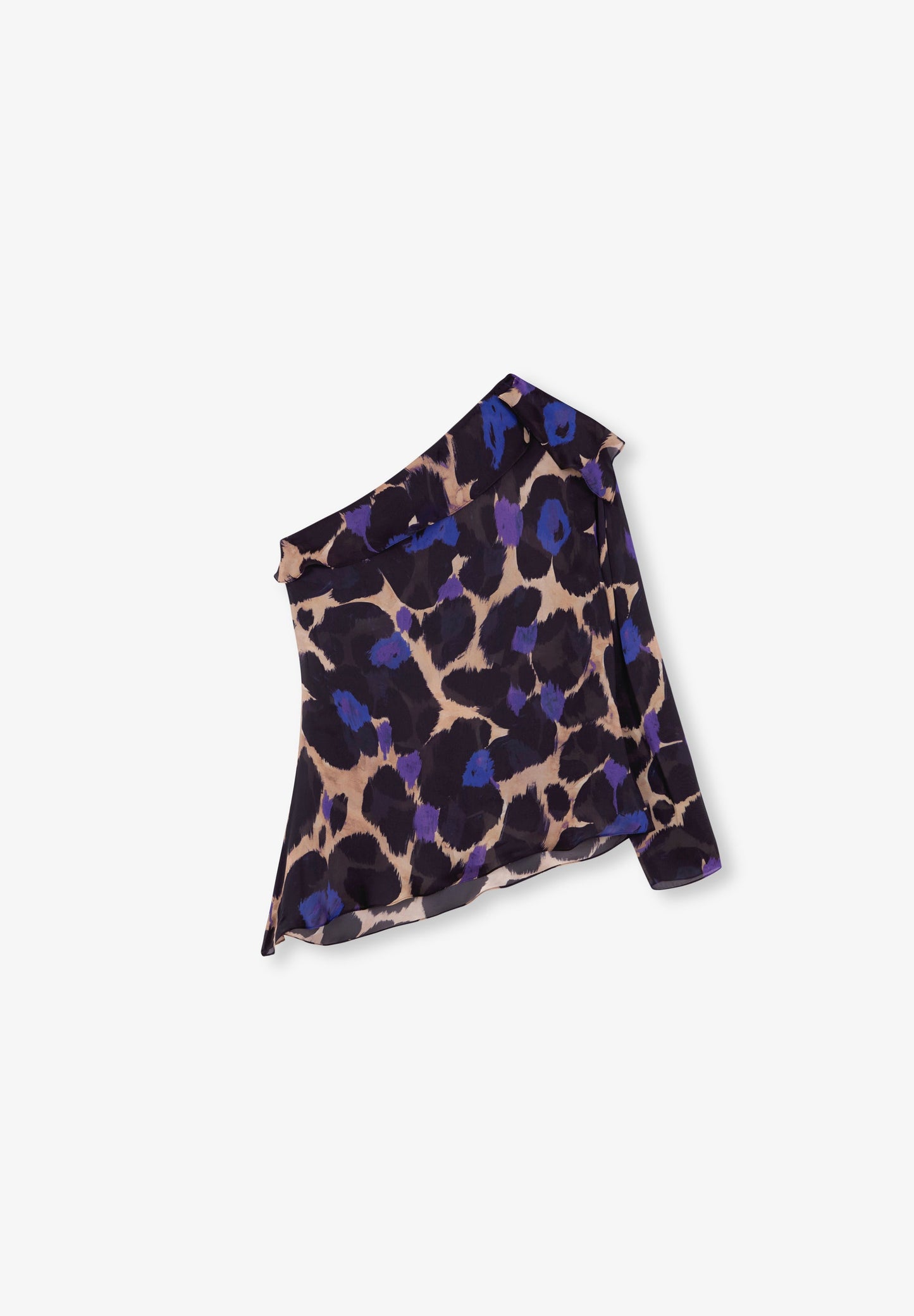 BLUSA ASIMÉTRICA ANIMAL PRINT