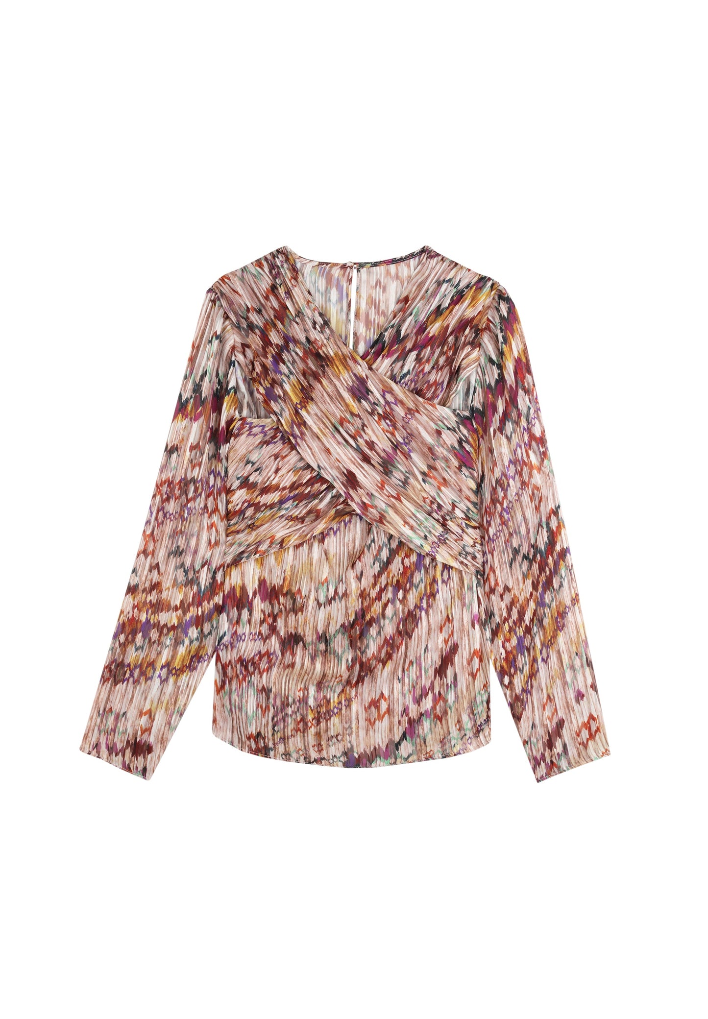 BLUSA PLISADA ABERTURAS