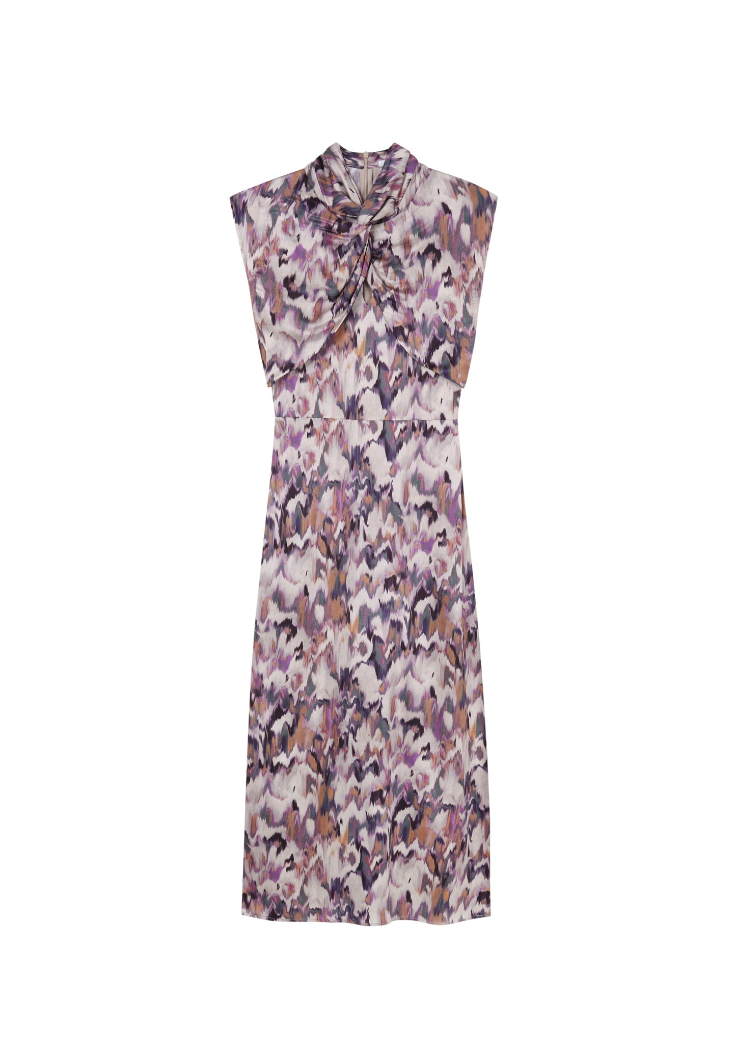 VESTIDO PRINT ESCOTE NUDO