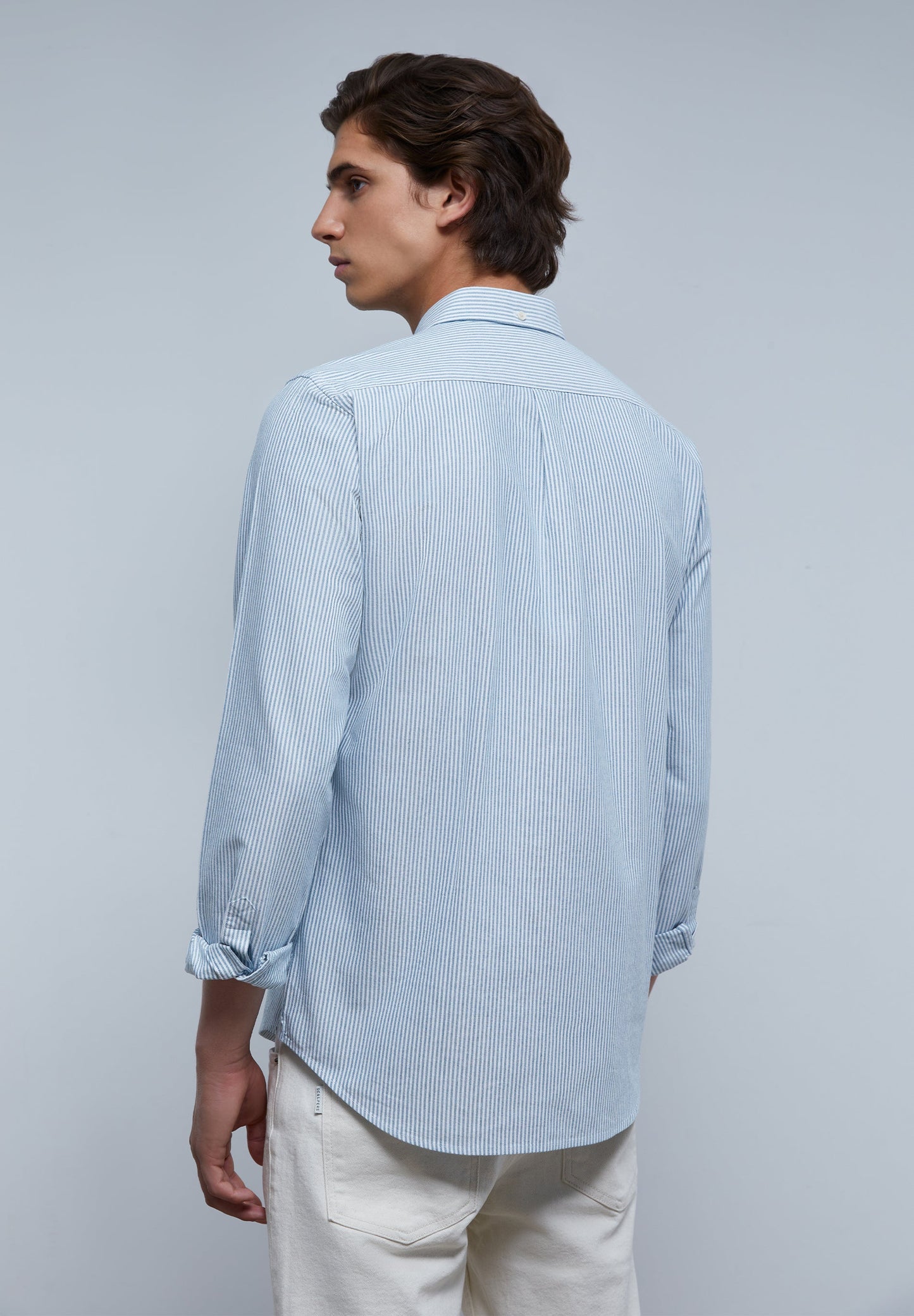 CAMISA OXFORD CALAVERA CONTRASTE