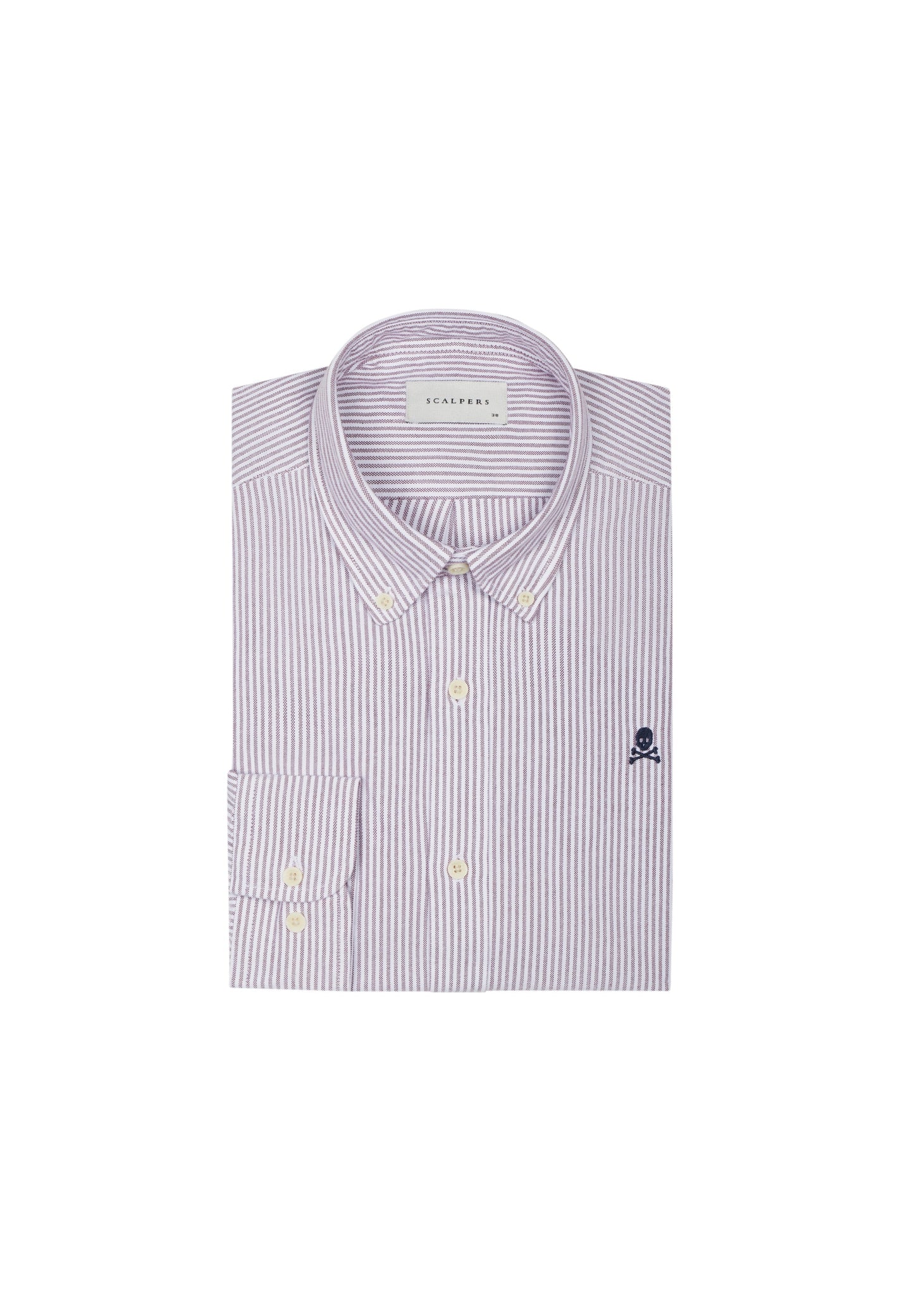 CAMISA OXFORD CALAVERA CONTRASTE