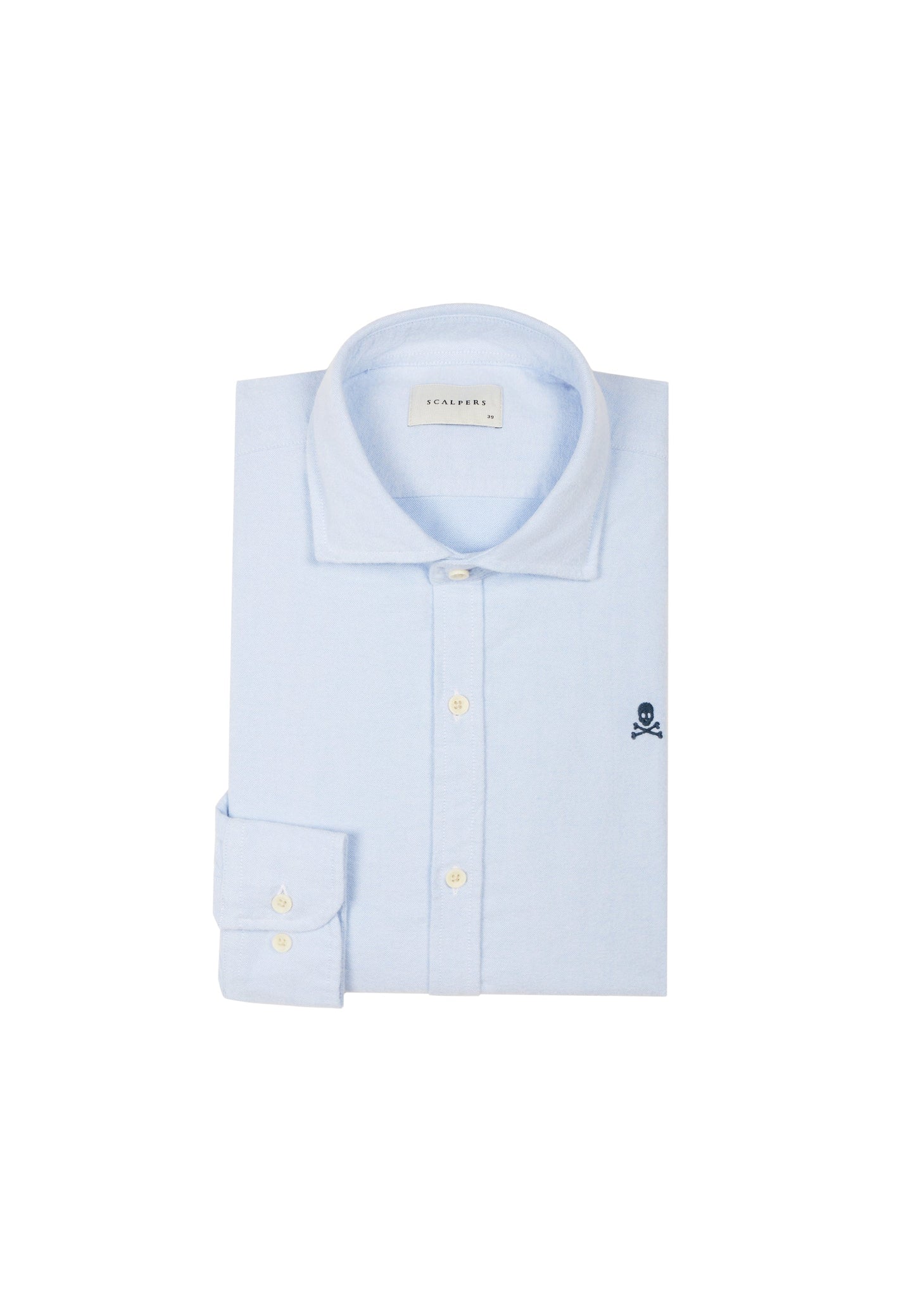 CAMISA OXFORD CALAVERA CONTRASTE