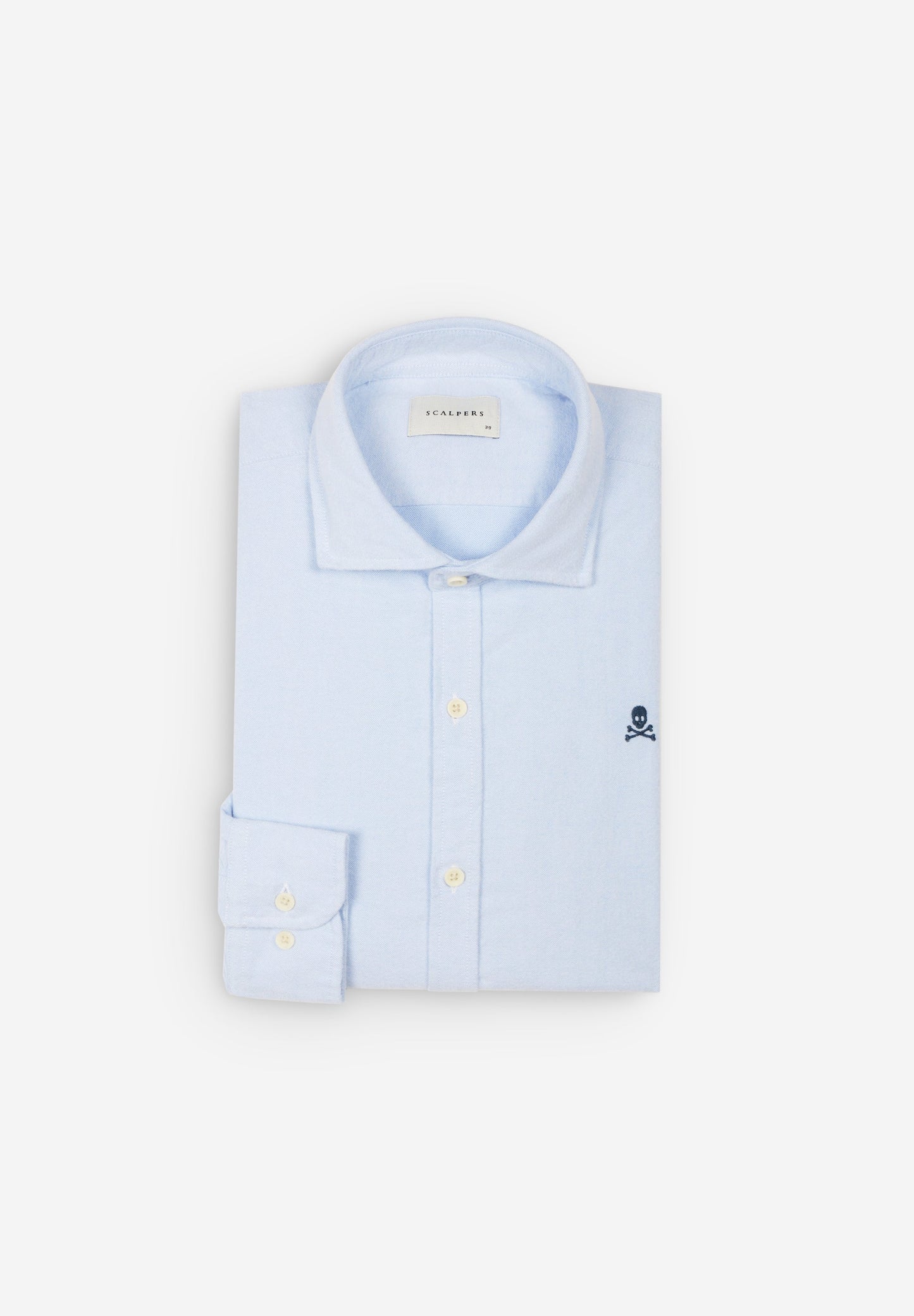 CAMISA OXFORD CALAVERA CONTRASTE