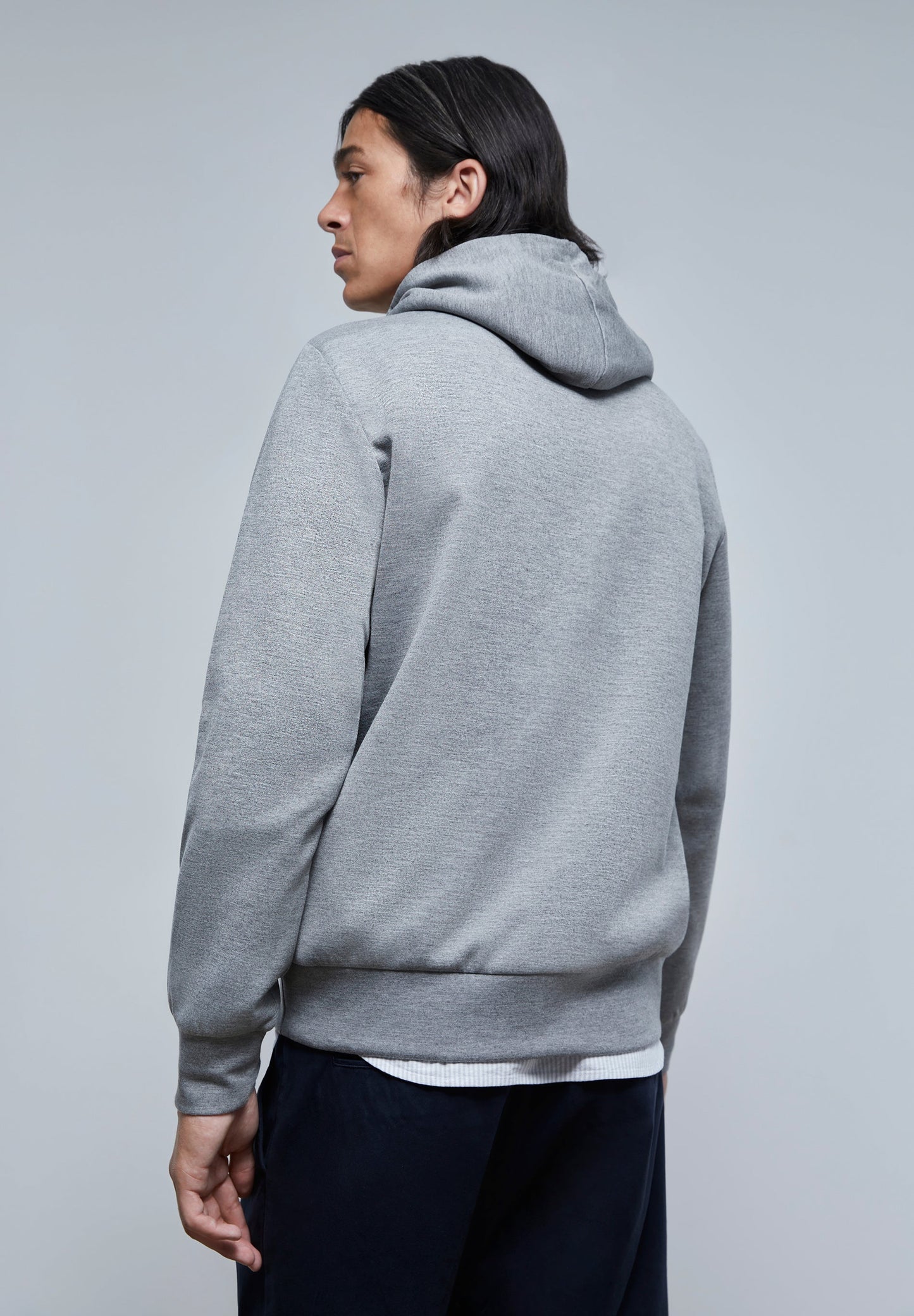 POLERON CAPUCHA EFECTO NEOPRENO