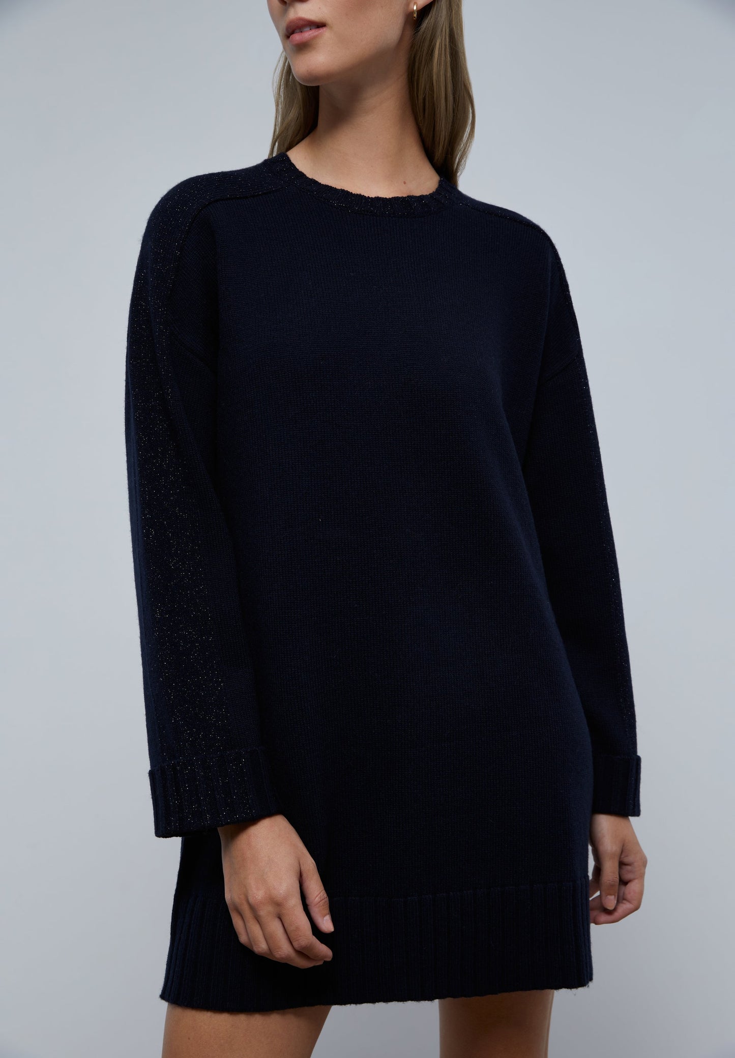 VESTIDO MINI PUNTO LUREX