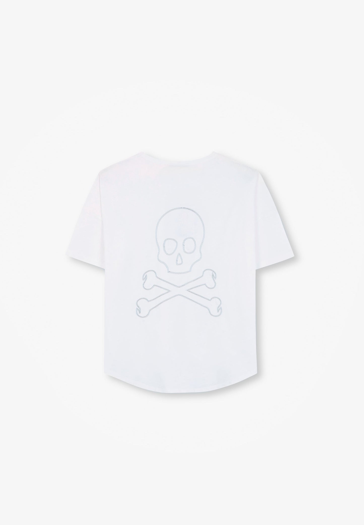 POLERA COSTURA CALAVERA TRASERA