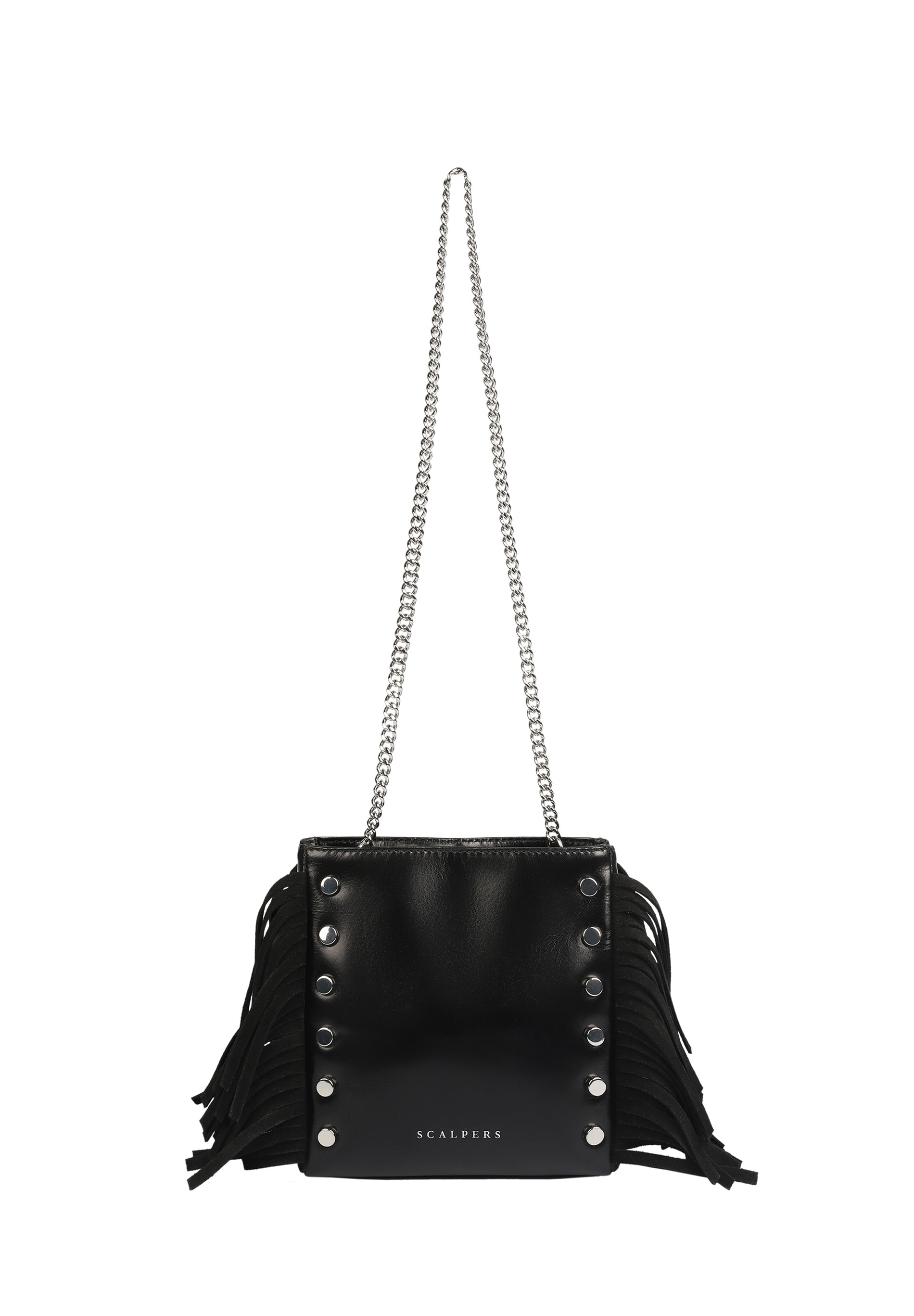 BOLSO MINI PIEL FLECOS