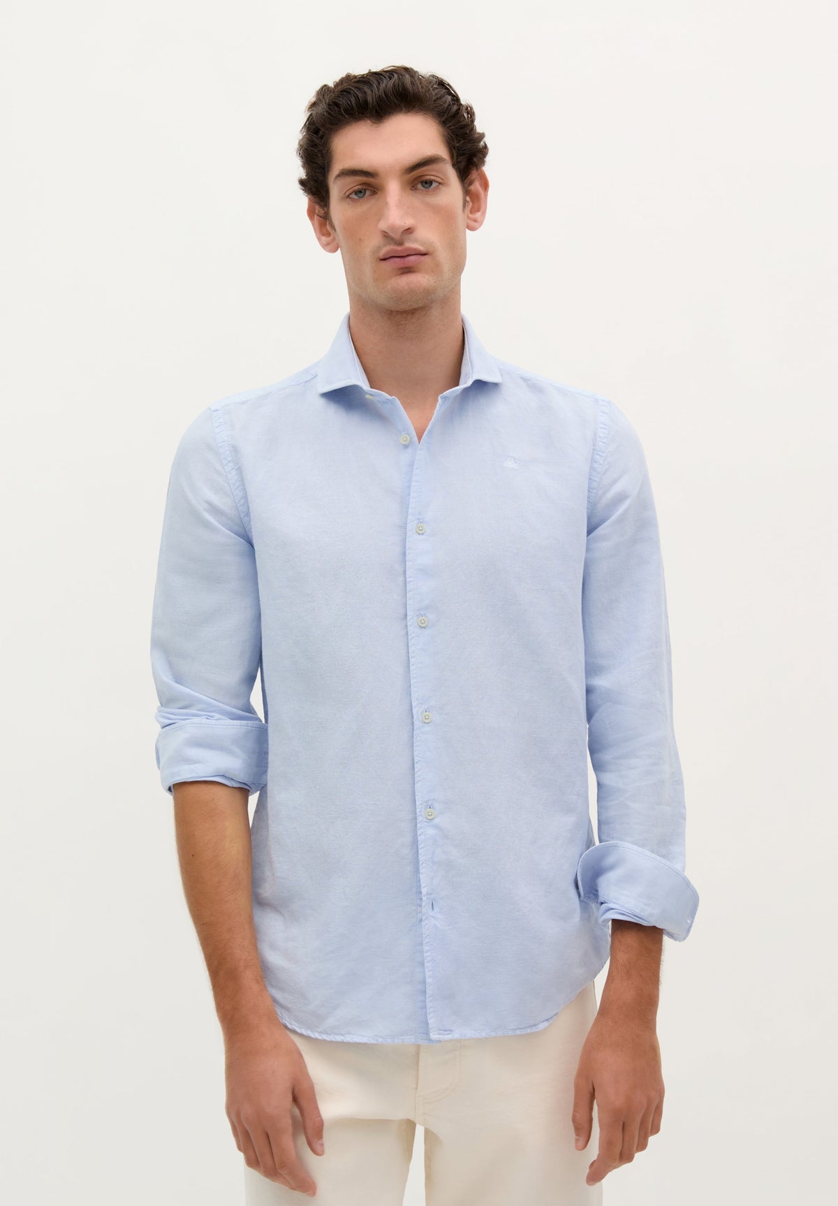 CAMISA LINO CALAVERA