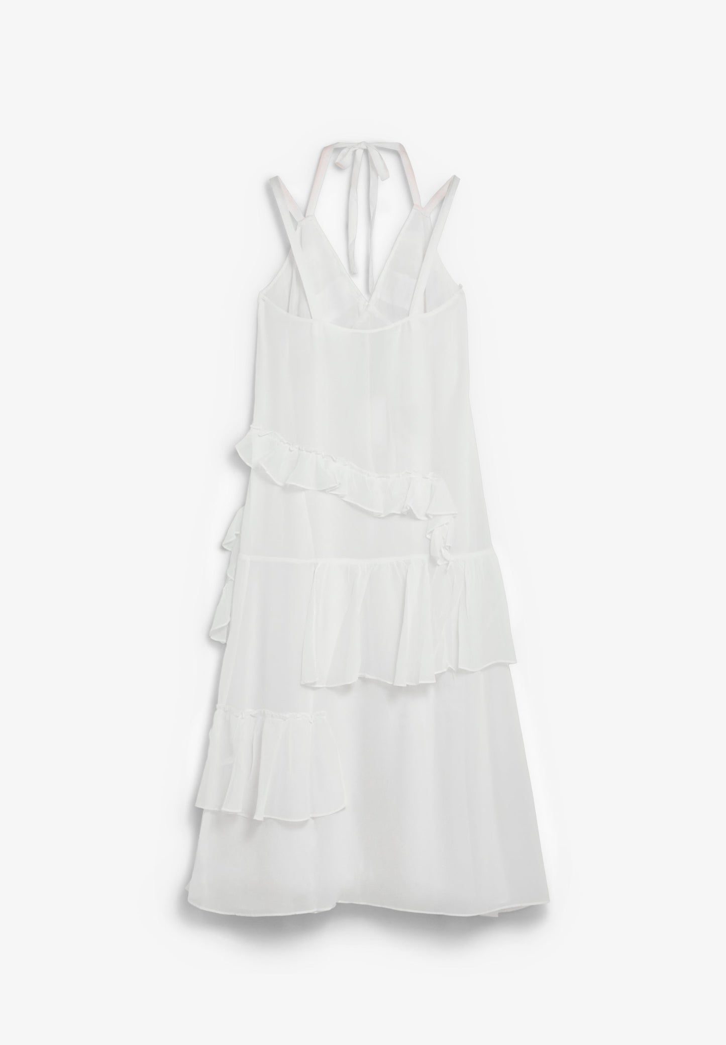 VESTIDO ENCAJE VOLANTES