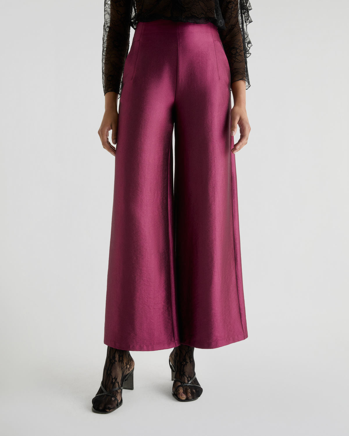 PANTALÓN SATINADO CULOTTE