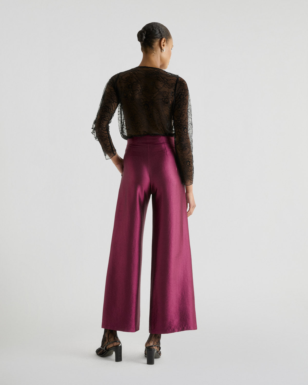 PANTALÓN SATINADO CULOTTE