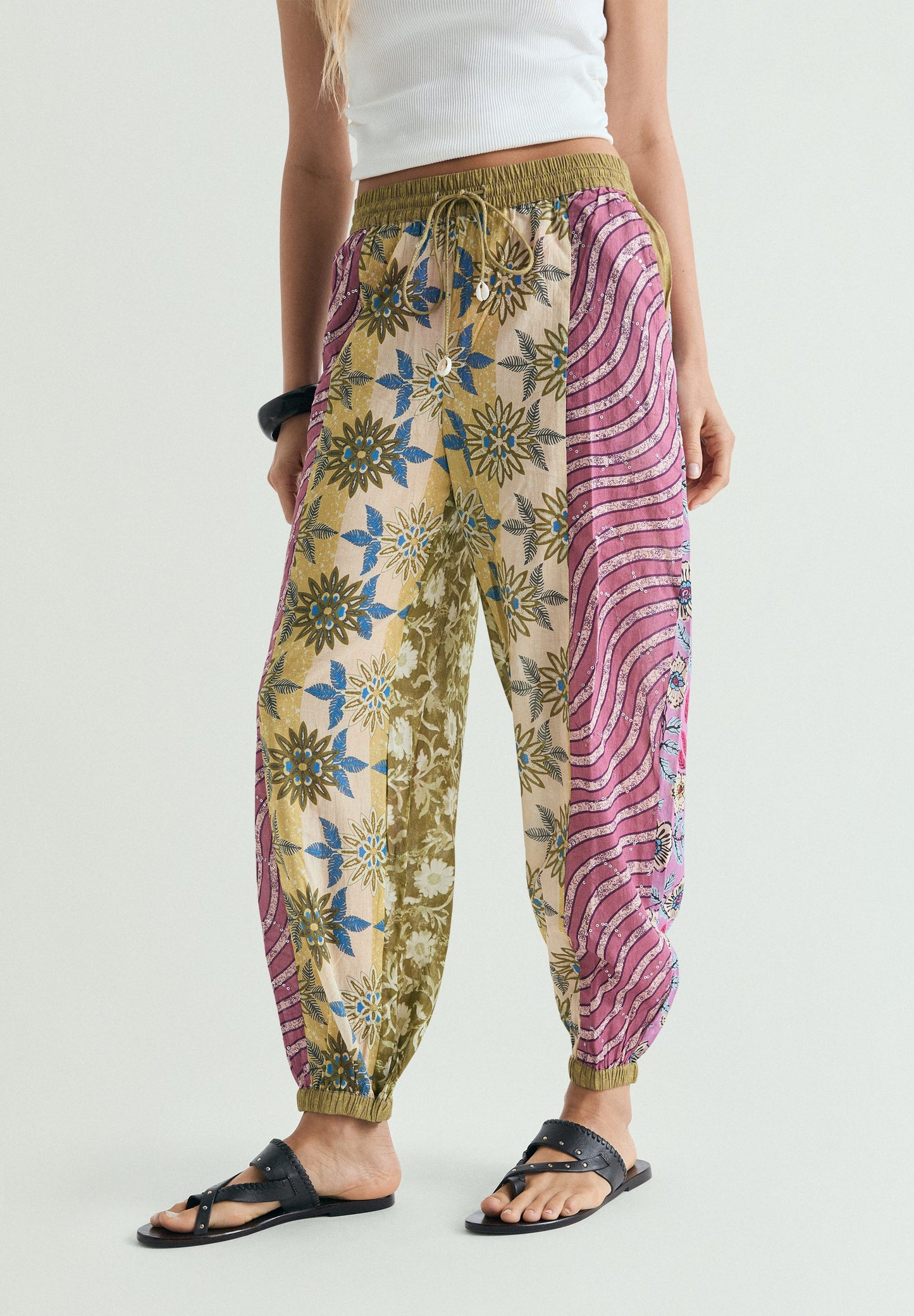 PANTALÓN BOMBACHO PATCHWORK